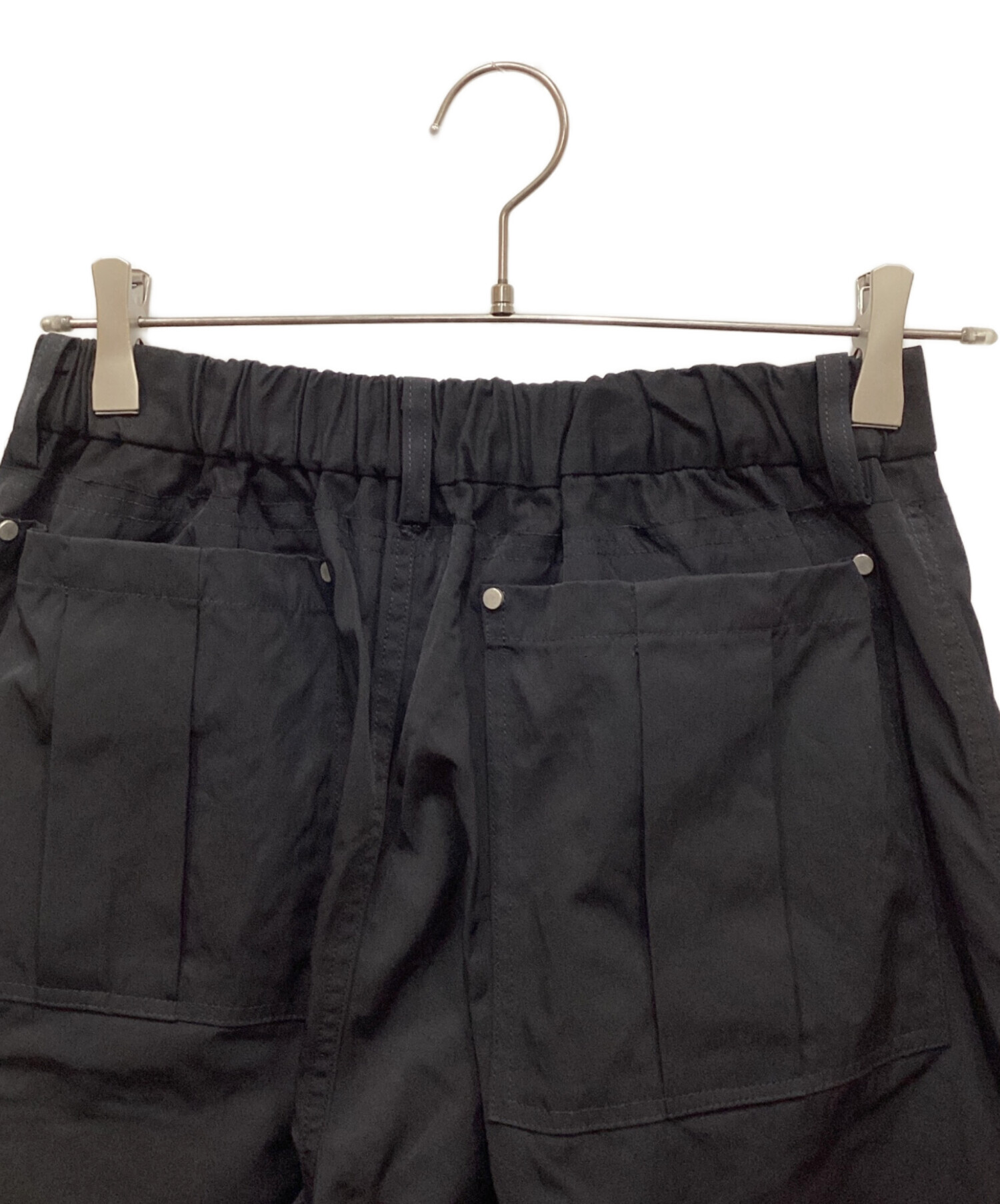 Knuth Marf ドッキングナイロンパンツ (ブラック) 新品タグ付き 中古・古着通販】Knuth Marf (クヌースマーフ) ドッキングナイロン