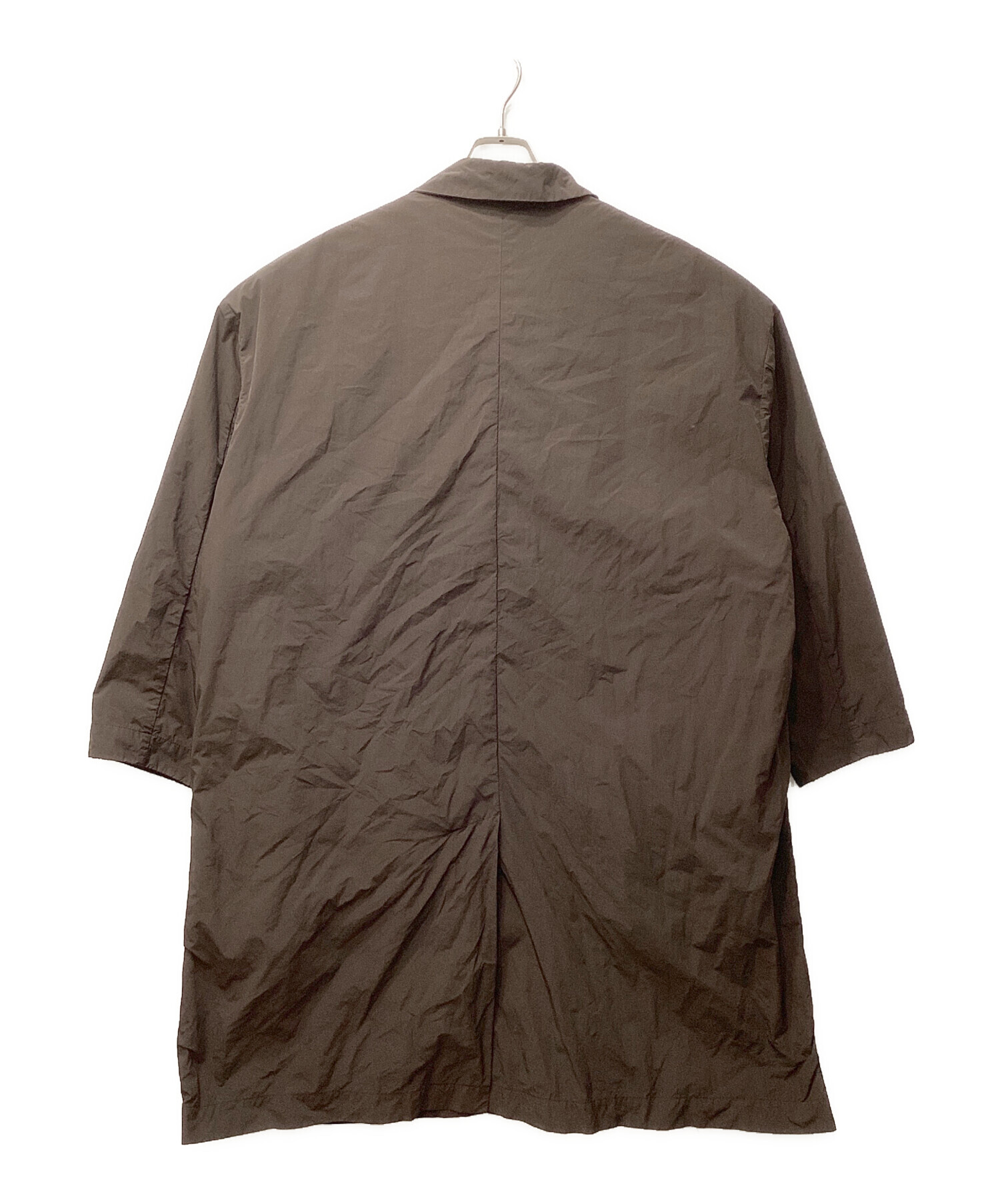 ATON AIR VENTILE バルマカーンコート 中古・古着通販】ATON (エイトン) AIR VENTILE BALMACAAN COAT