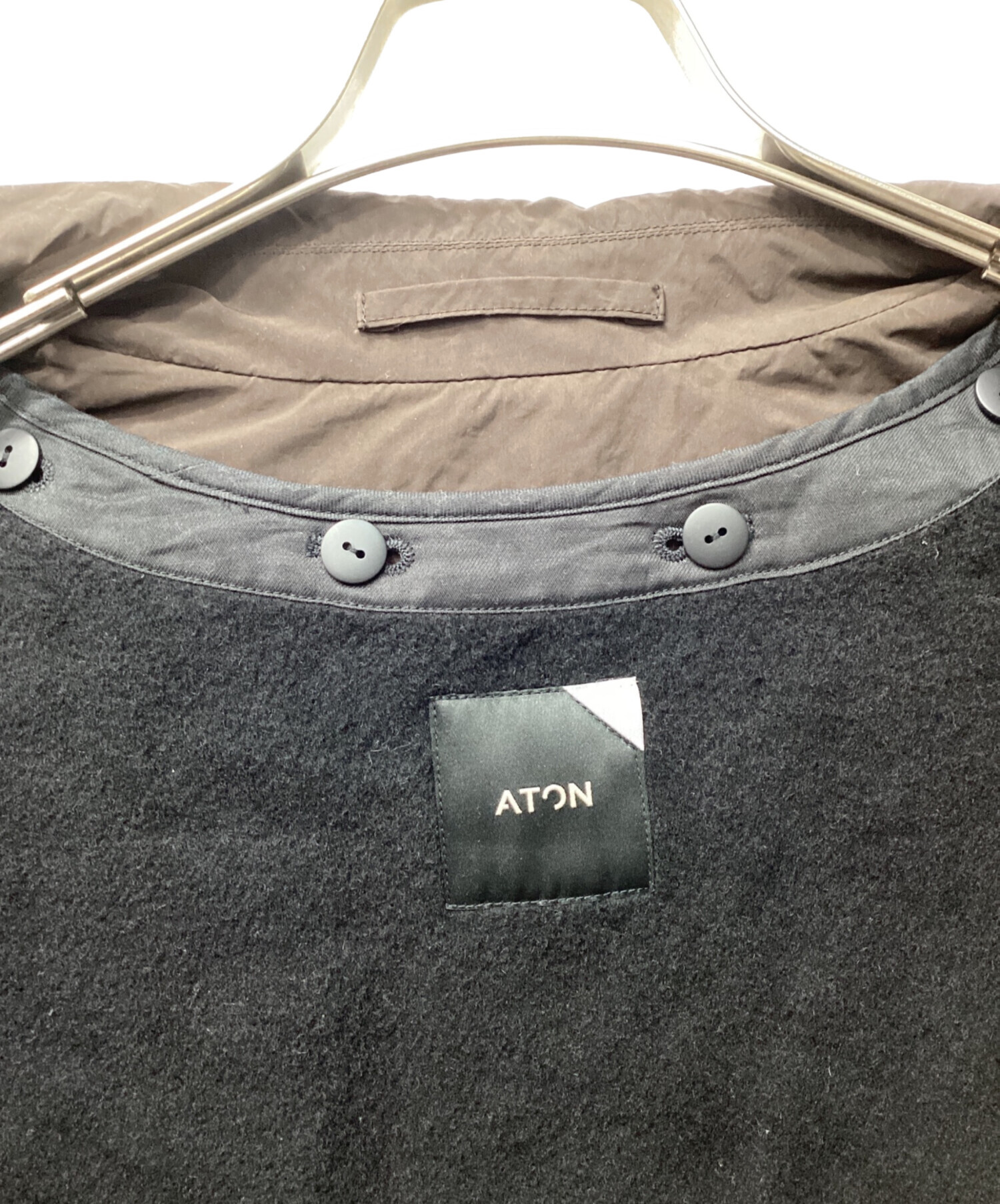 中古・古着通販】ATON (エイトン) AIR VENTILE BALMACAAN COAT