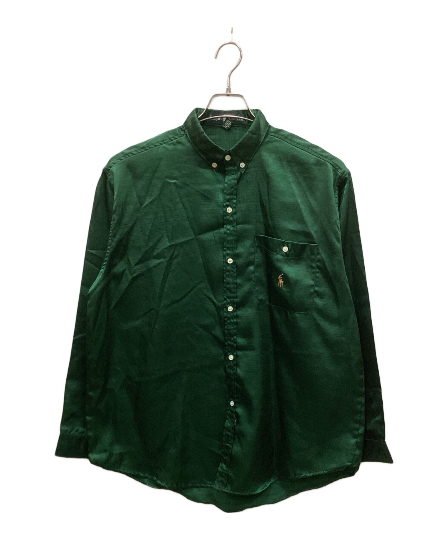 中古・古着通販】RALPH LAUREN (ラルフローレン) 80S緑タグ シャツ