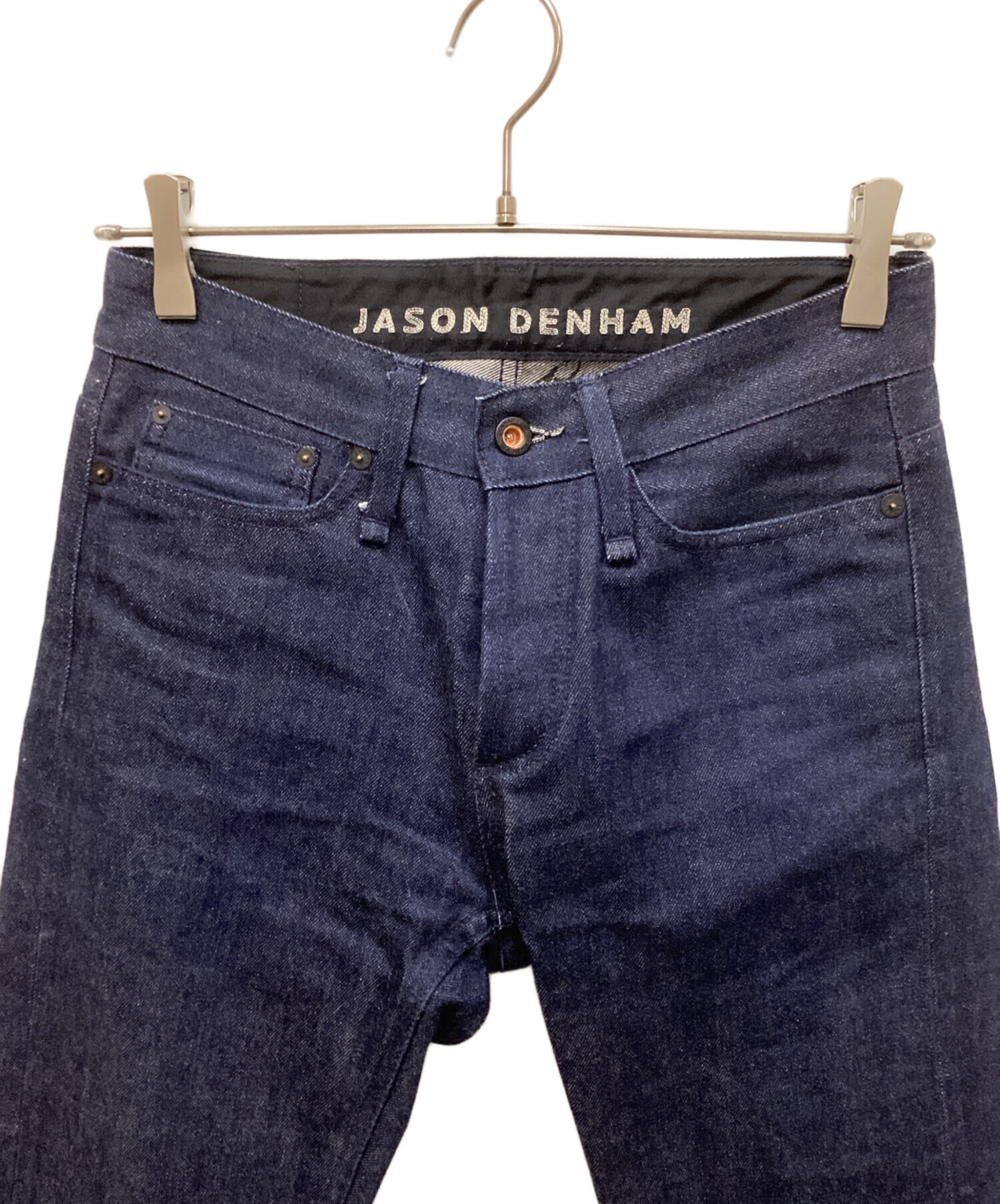 希少✨ JASON DENHAM RAZOR SLIM 赤耳 セルビッジ 32 中古・古着通販】Denham (デンハム) RAZOR SLIM FIT インディゴ サイズ
