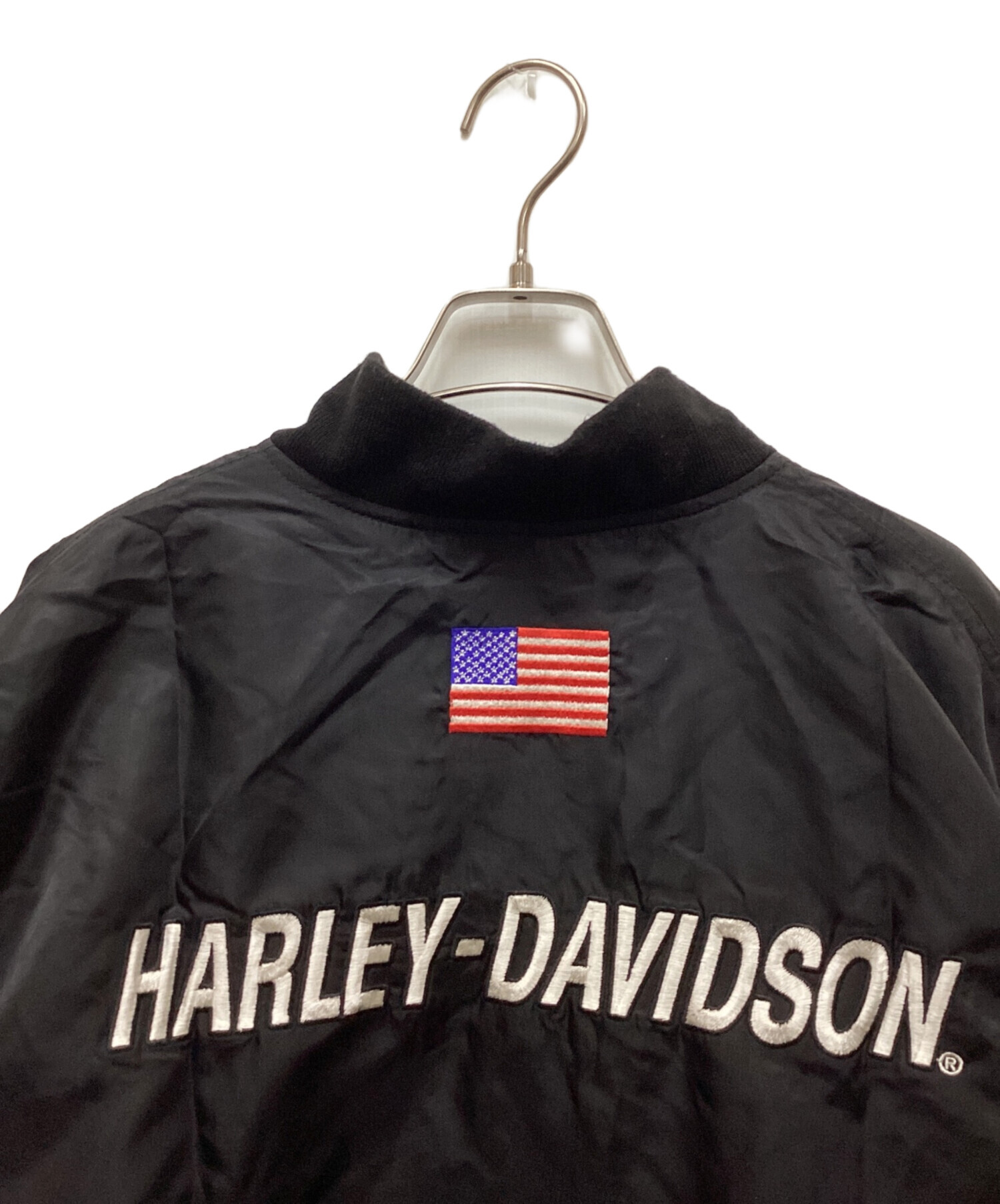 HARLEY-DAVIDSON ナイロンジャケット 2XL ブラック 中古・古着通販】HARLEY-DAVIDSON (ハーレーダビッドソン) ナイロン