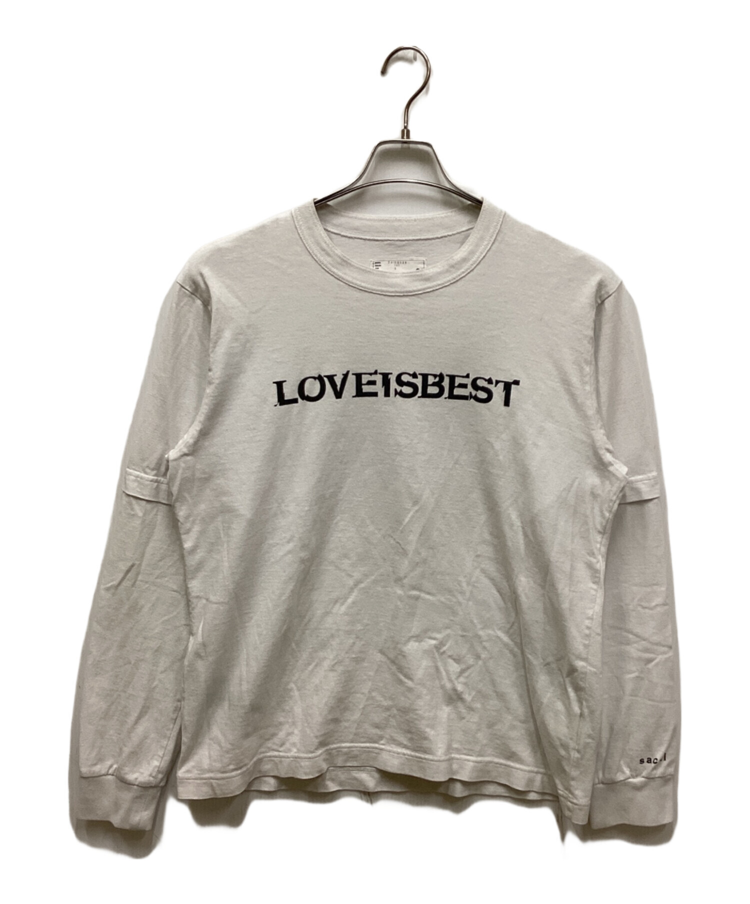 中古・古着通販】sacai (サカイ) LOVEISBEST カットソー ホワイト 