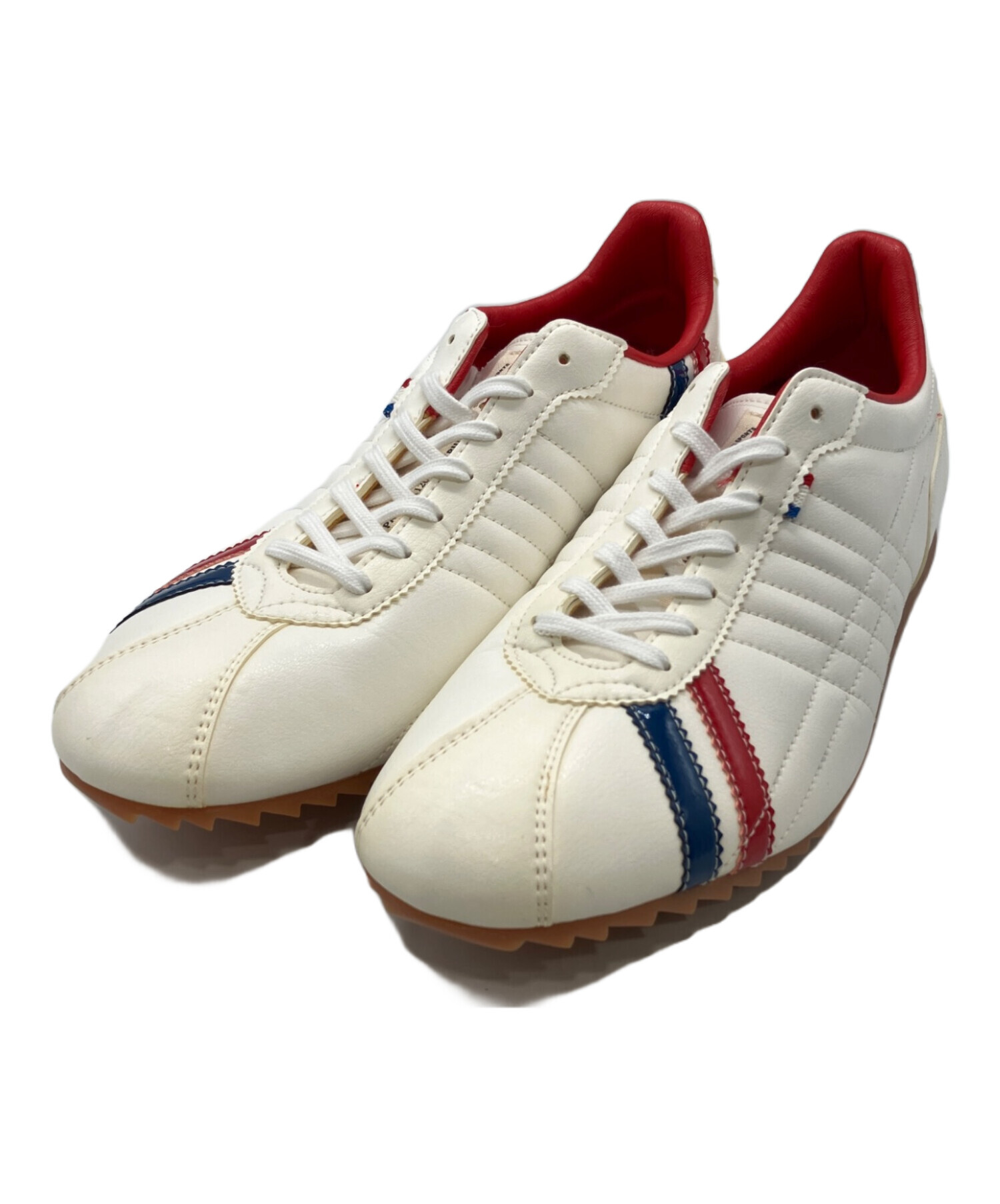 PATRICK スニーカー ホワイト、レーザーサイズ42新品未使用 中古・古着通販】PATRICK (パトリック) エコレザースニーカー ホワイト