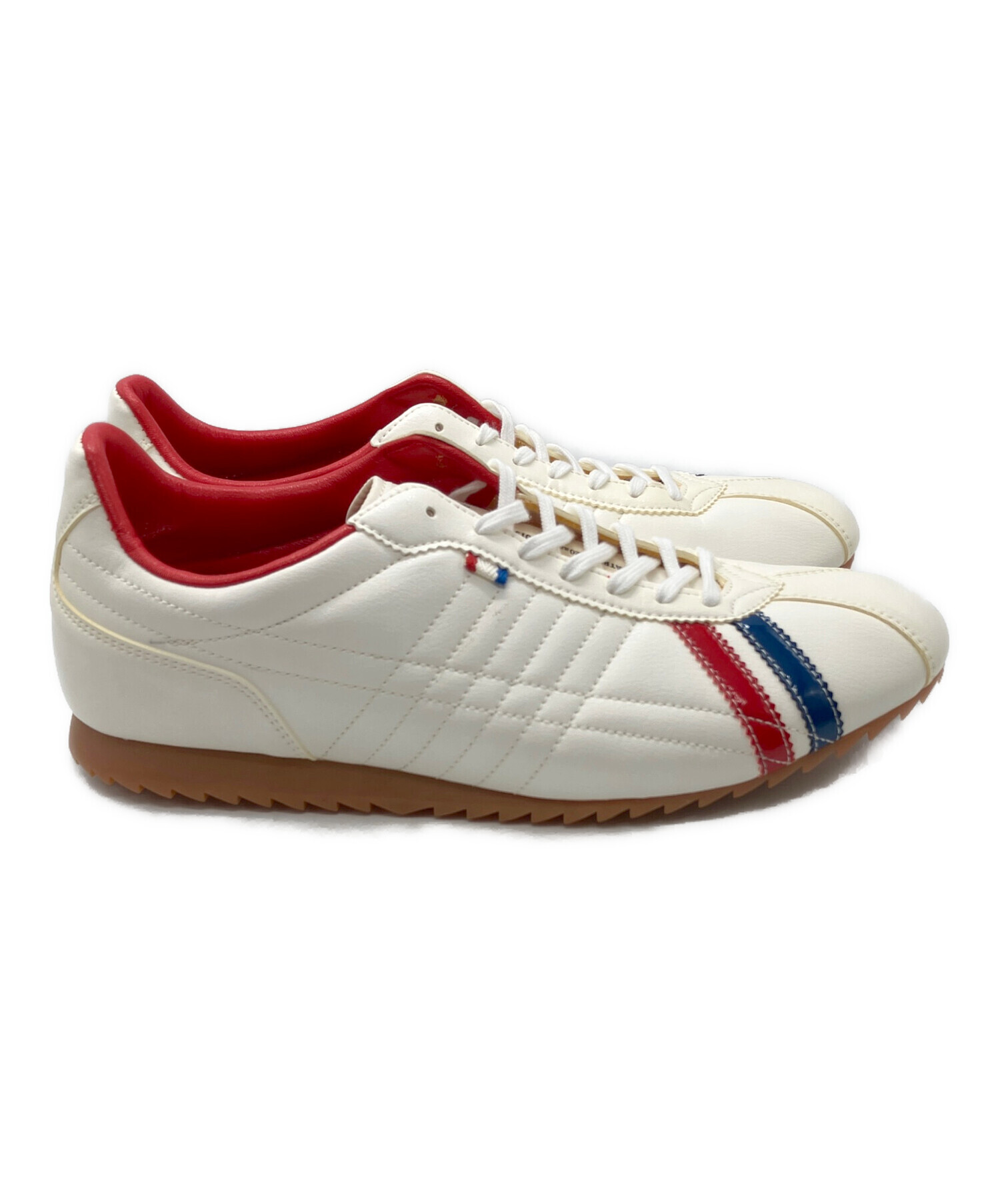 PATRICK スニーカー ホワイト、レーザーサイズ42新品未使用 中古・古着通販】PATRICK (パトリック) エコレザースニーカー ホワイト