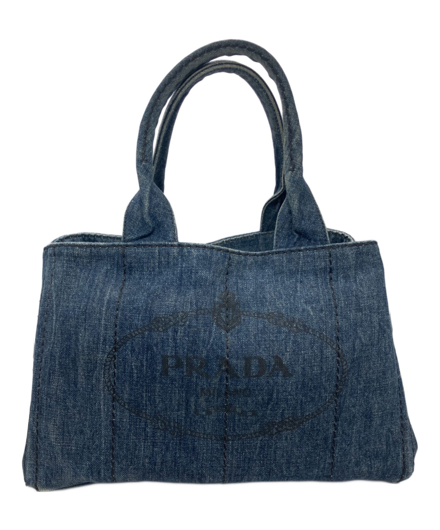 中古・古着通販】PRADA (プラダ) CANAPA/カナパデニムトートバッグ
