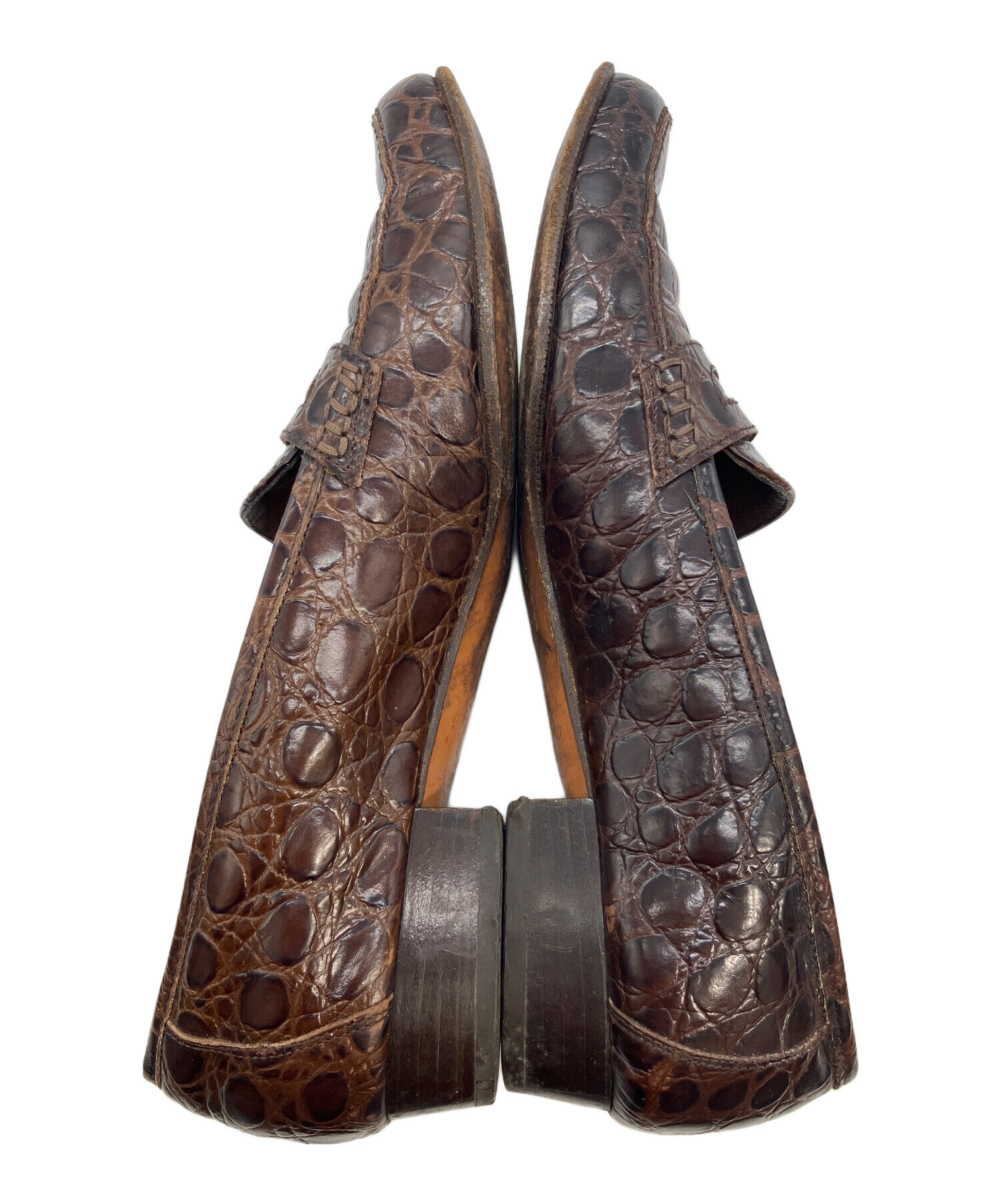 【Salvatore Ferragamo】希少　ローファー　USED 茶色　レア 中古・古着通販】Salvatore Ferragamo (サルヴァトーレ フェラガモ