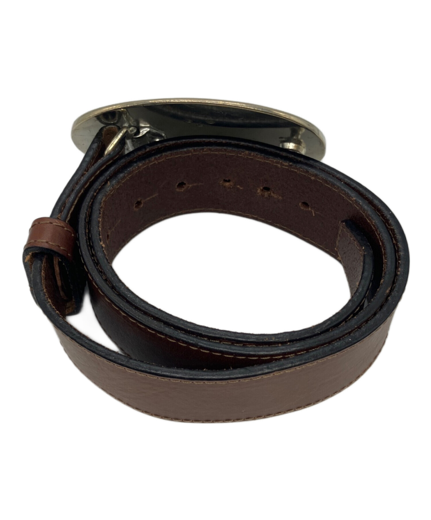 中古・古着通販】DSQUARED2 (ディースクエアード) ロゴバックルベルト 中古・古着通販】DSQUARED2 (ディースクエアード) ロゴバックルベルト