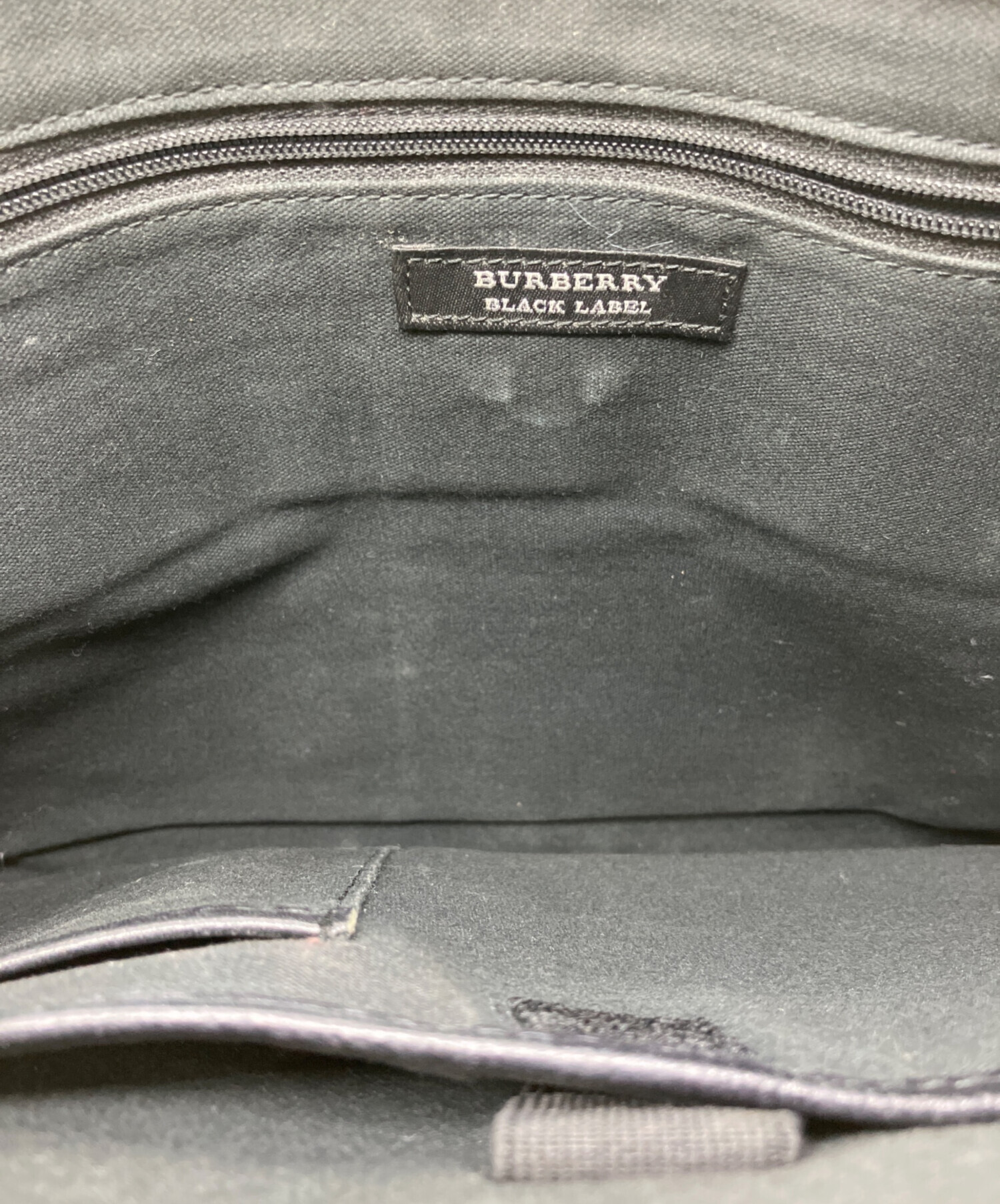 BURBERRY ブラック レザー バッグ Burberry ブラックカーフレザー Snip ショルダーバッグ () IFCHIC.COM
