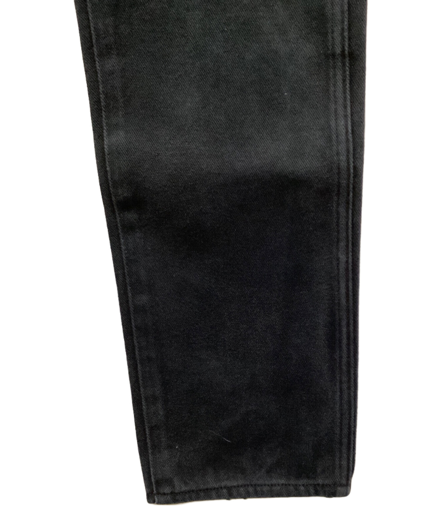 中古・古着通販】COMOLI (コモリ) デニムパンツ ブラック サイズ:2