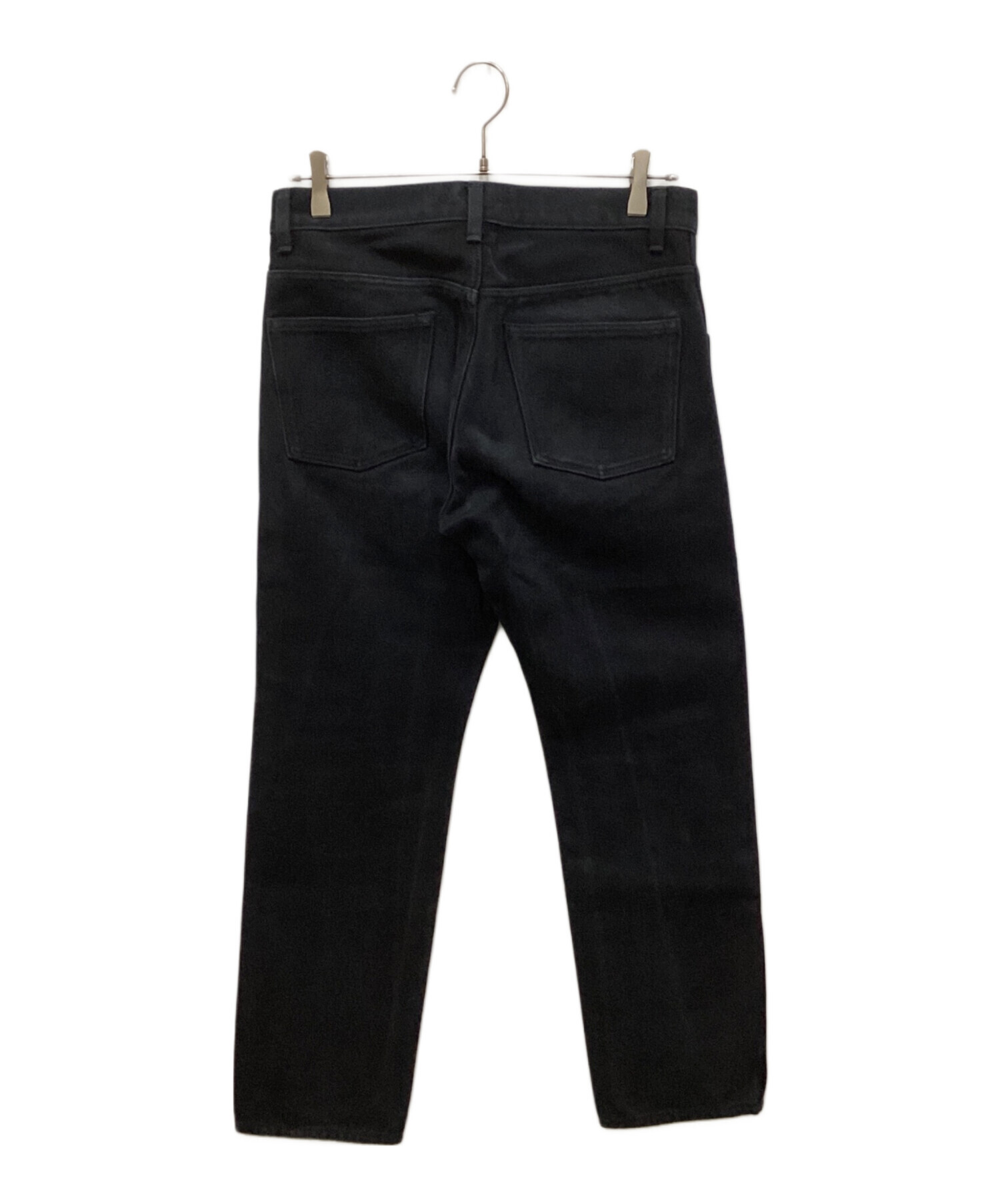 中古・古着通販】COMOLI (コモリ) デニムパンツ ブラック サイズ:2