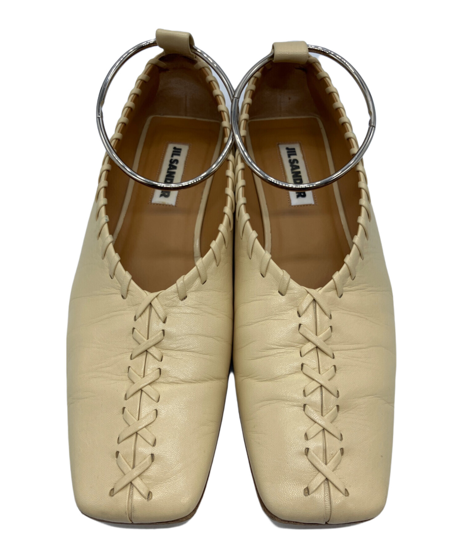 未使用　ジルサンダー　アンクレットシューズ 中古・古着通販】JIL SANDER (ジルサンダー) メタルアンクレット