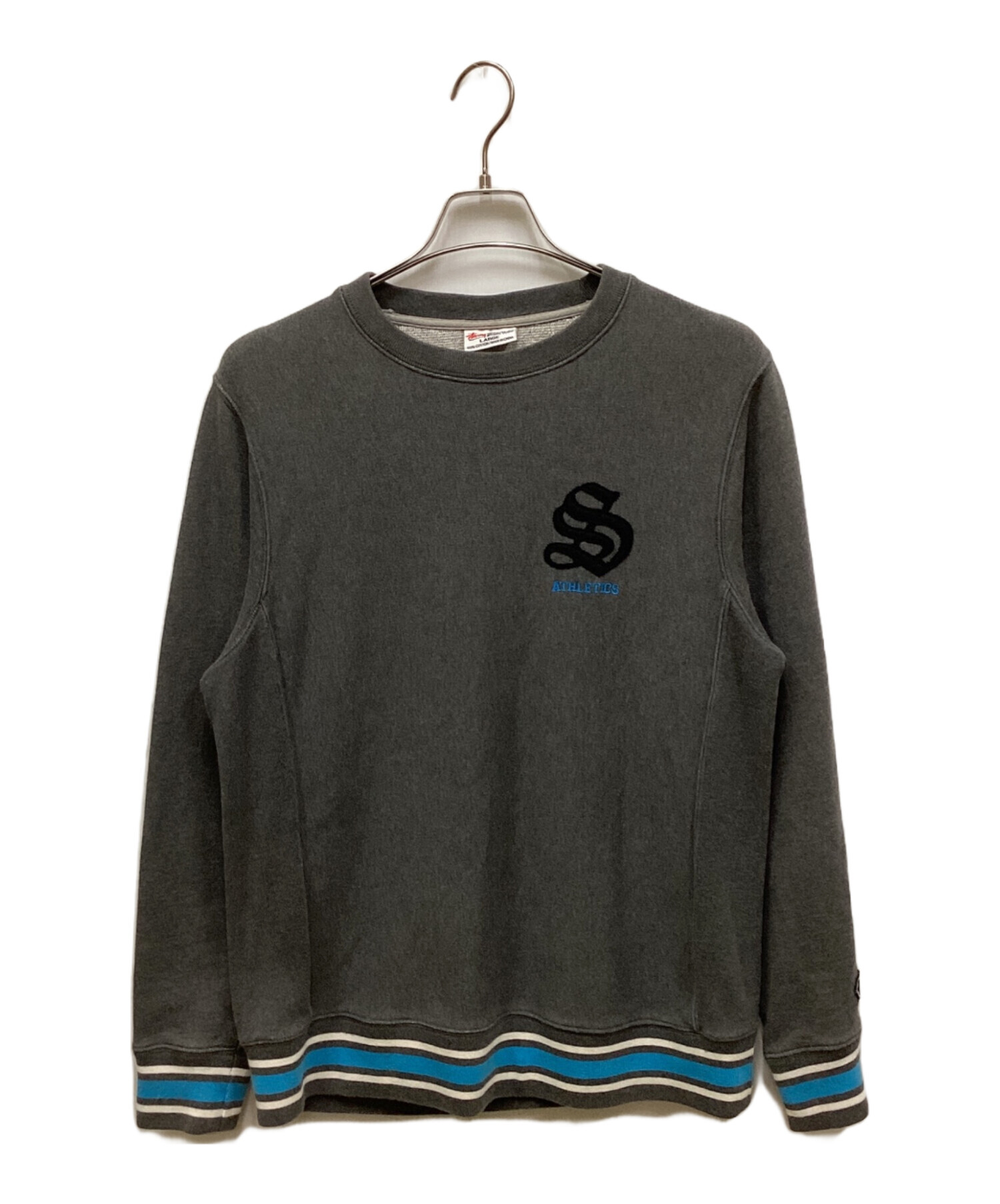 スウェット L STUSSY グレー ステューシー 中古・古着通販stussy