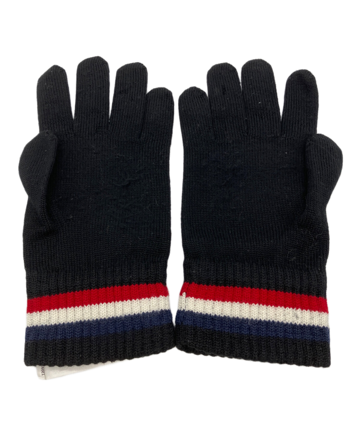 中古・古着通販】MONCLER (モンクレール) トリコロールウールグローブ