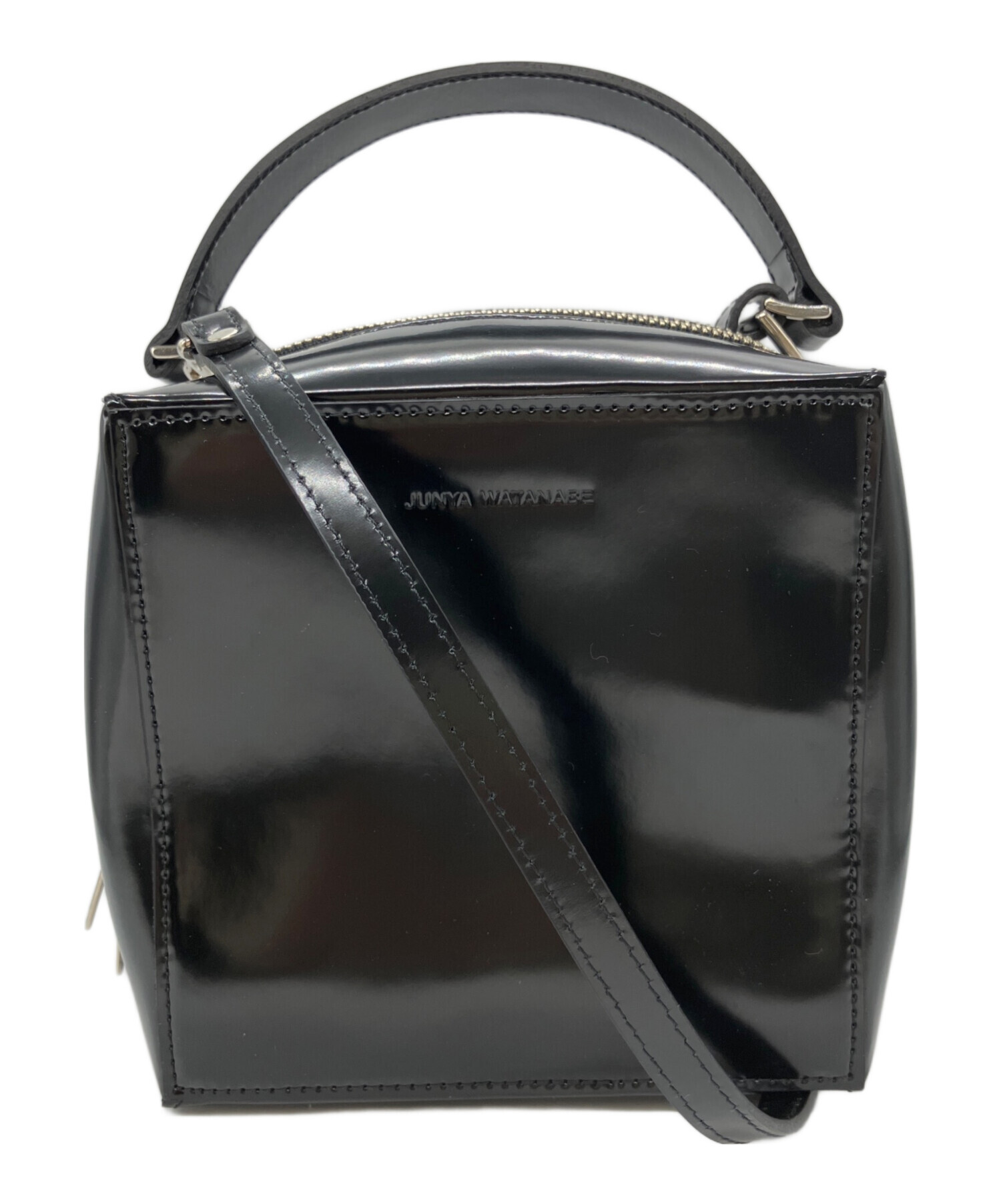 中古・古着通販】JUNYA WATANABE (ジュンヤワタナベ) LEATHER CUBE BAG