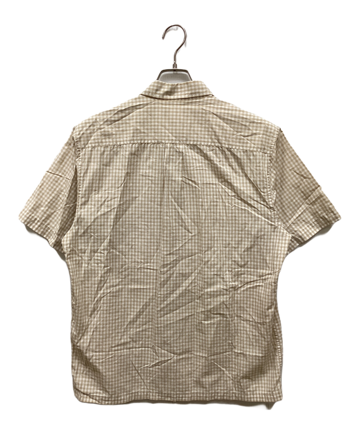Supreme ギンガムチェック 半袖シャツ ベージュ S Supreme ギンガムチェック 半袖シャツ ベージュ S 【公式通販】
