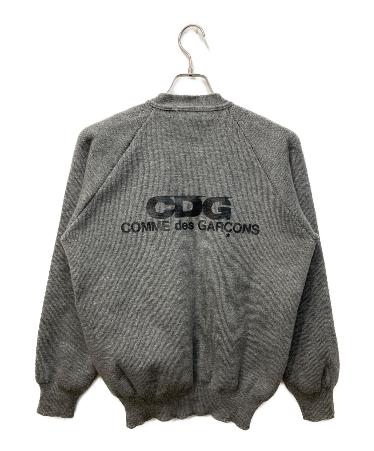 中古・古着通販】CDG (シーディージー) バックロゴニットカーディガン