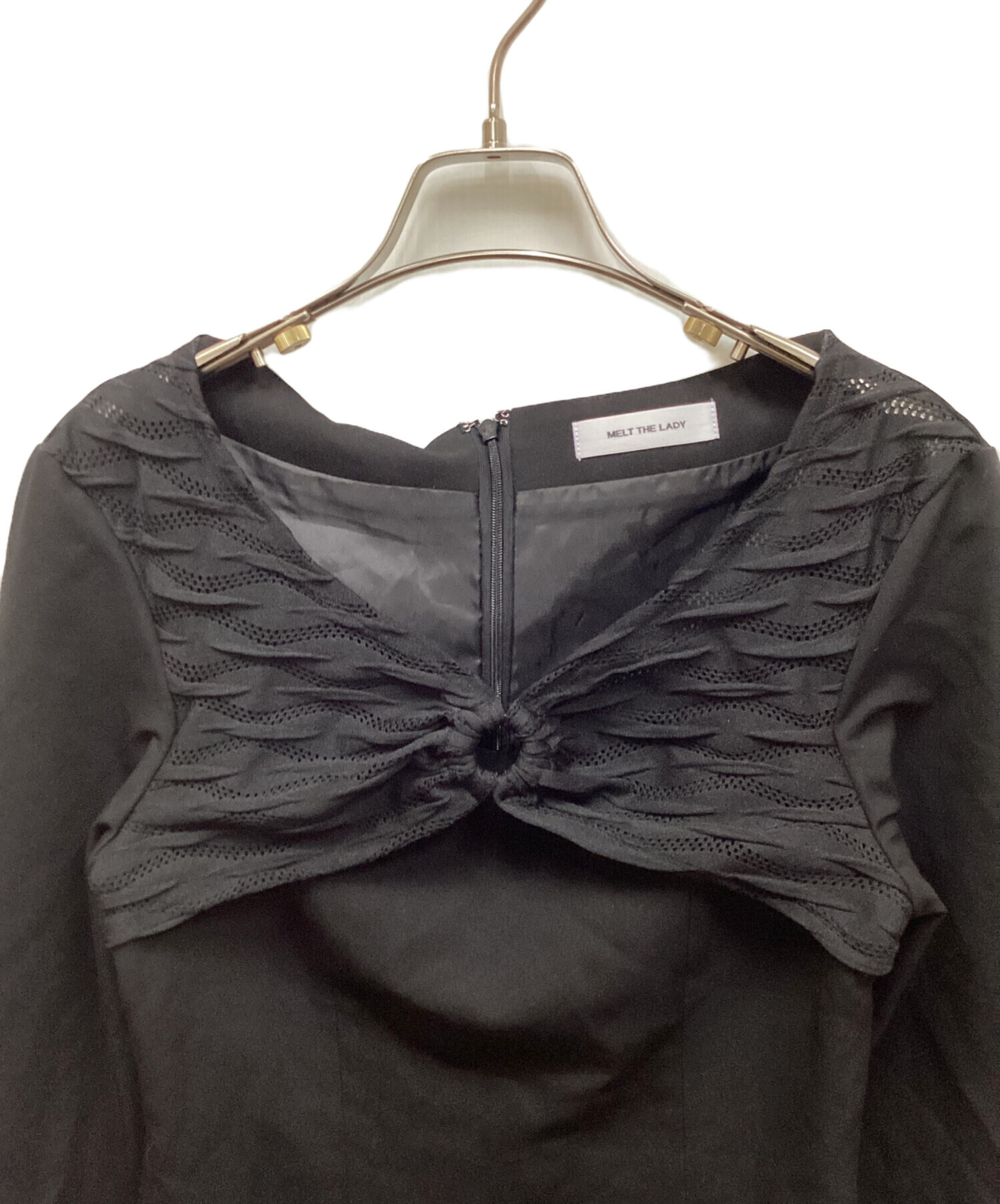 中古・古着通販】MELT THE LADY (メルトザレディ) back tie mini dress
