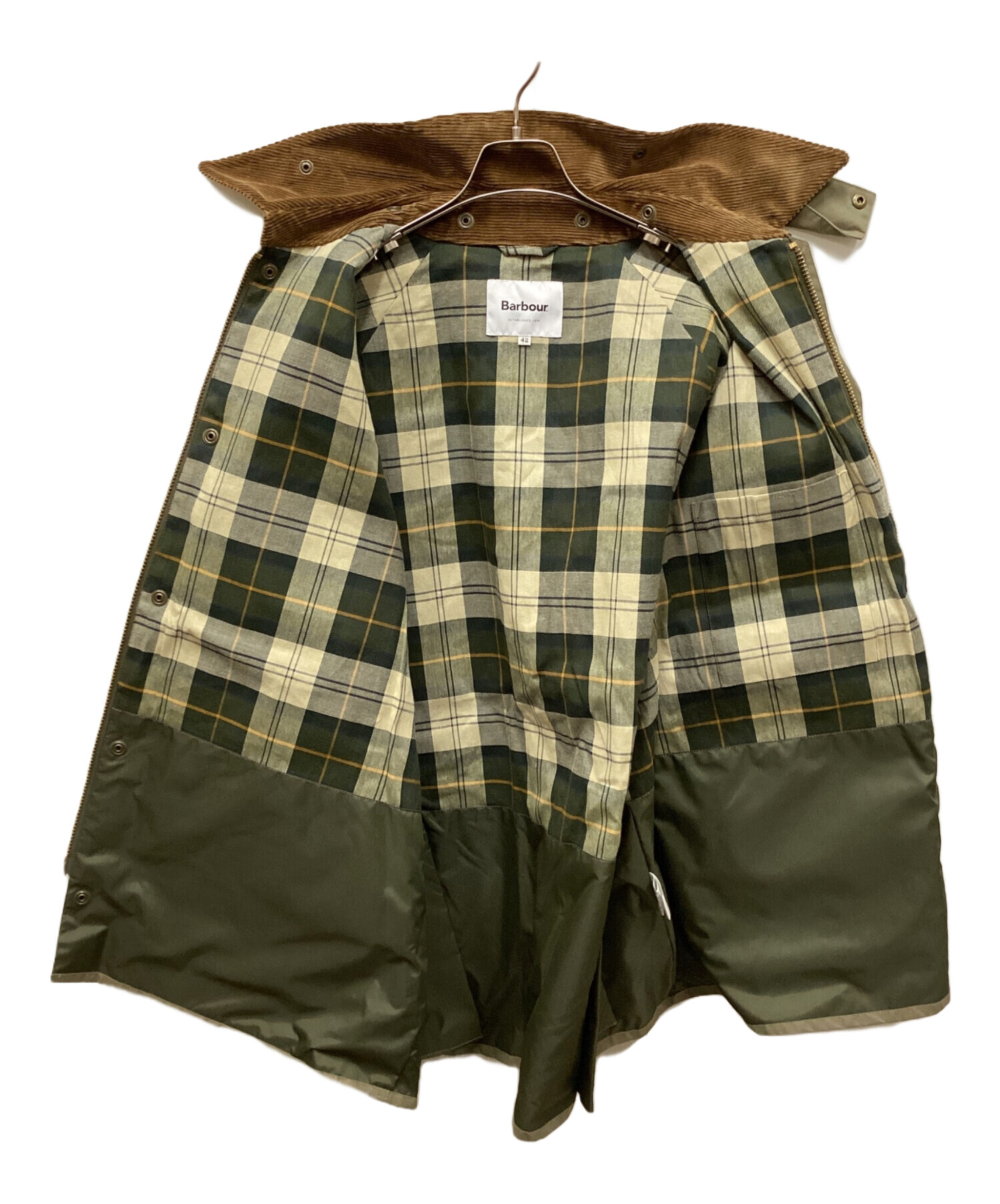 中古・古着通販】Barbour (バブアー) ノンワックスジャケット 玉虫色