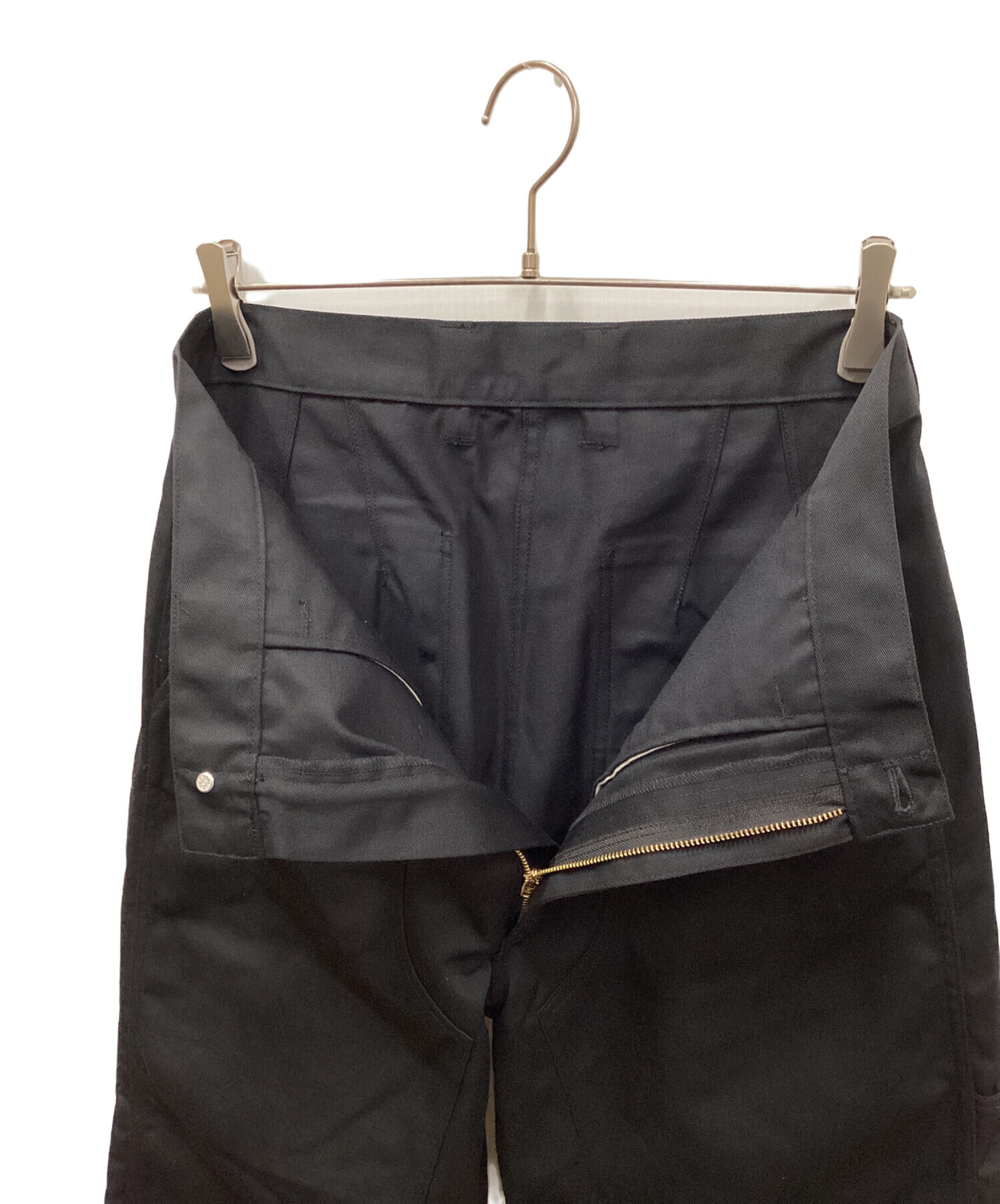 nano・universe (ナノ・ユニバース) Dickies (ディッキーズ) 別注 ダブルニー パンツ ブラック サイズ:M 未使用品