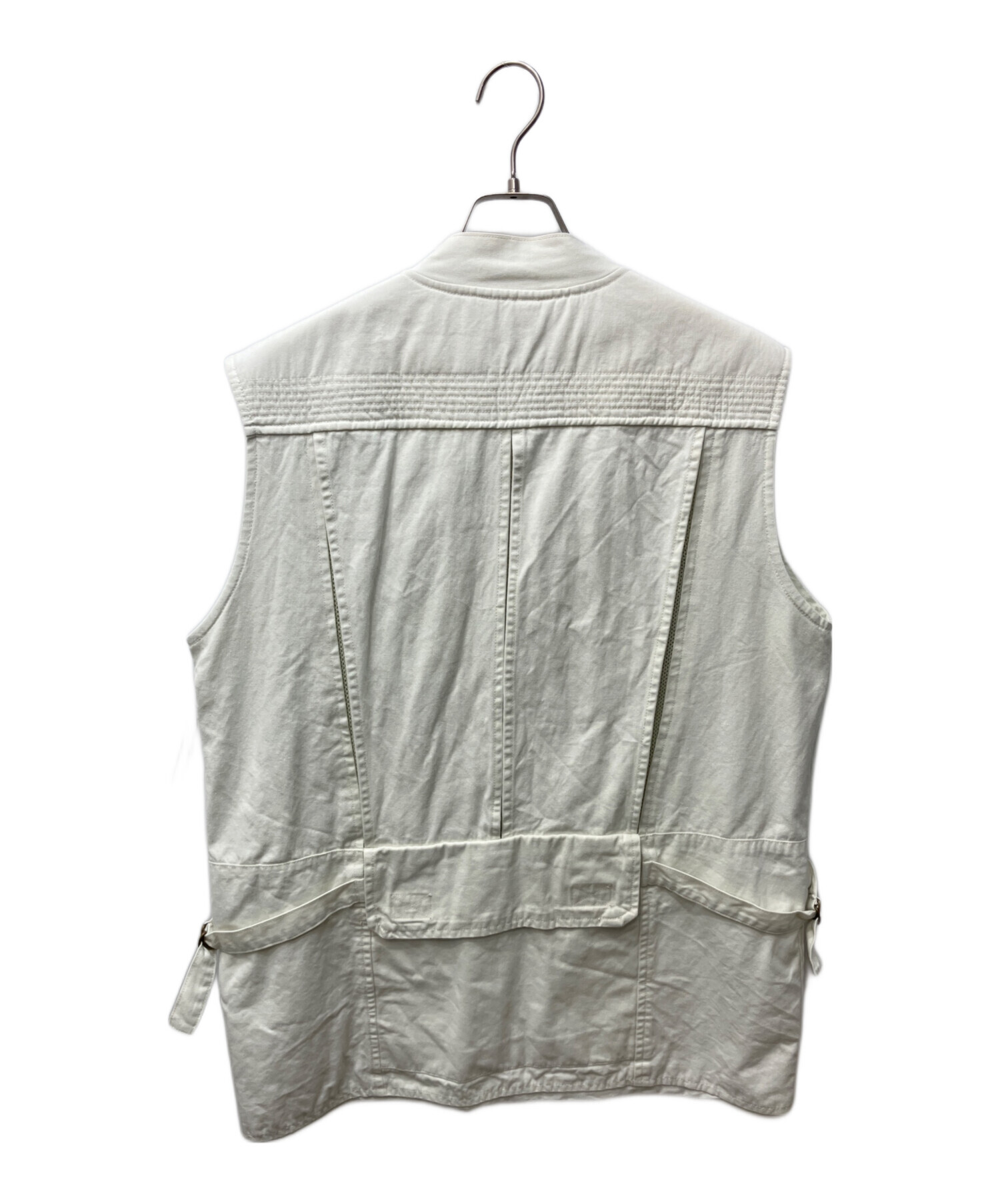 中古・古着通販】ORVIS (オービス) サファリベスト ホワイト サイズ:M 