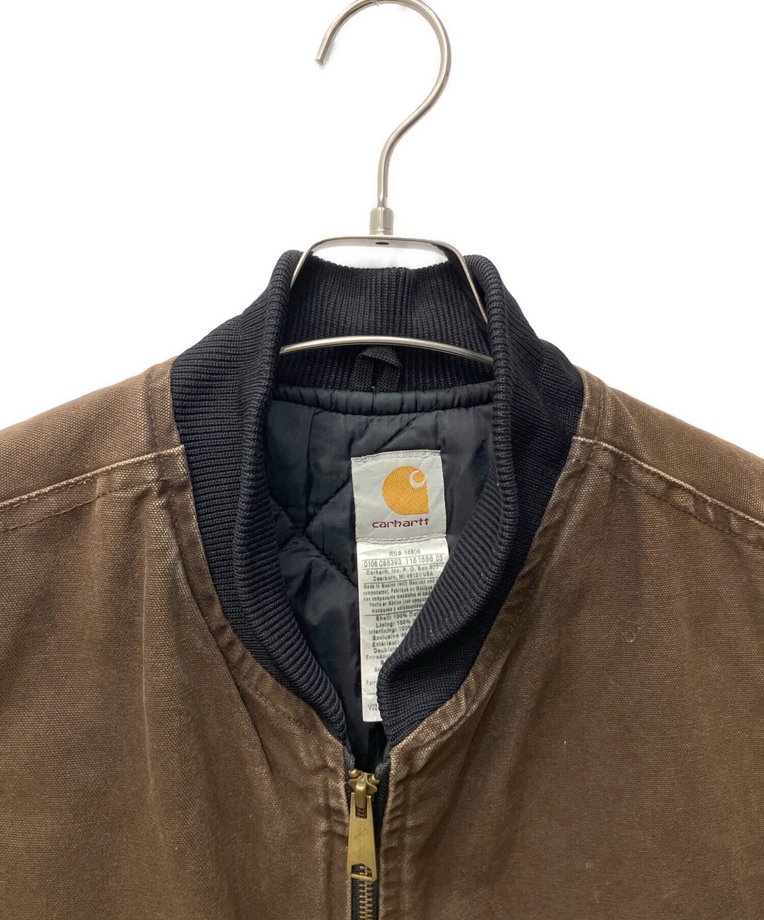 中古・古着通販】CarHartt (カーハート) ダックベスト ブラウン サイズ