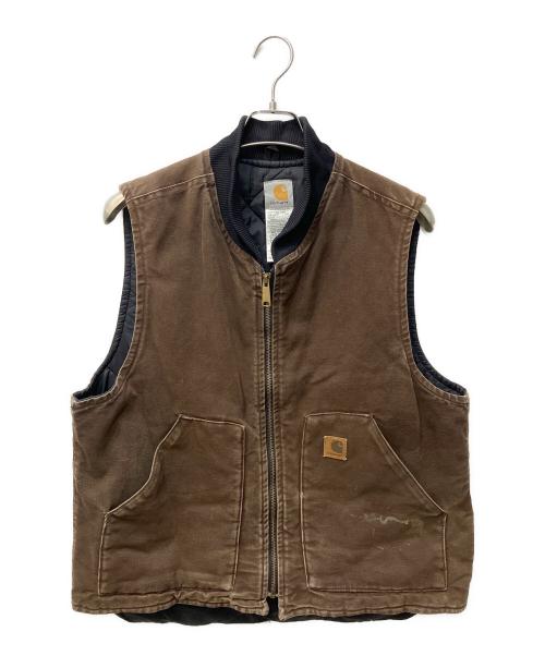 中古・古着通販】CarHartt (カーハート) ダックベスト ブラウン サイズ