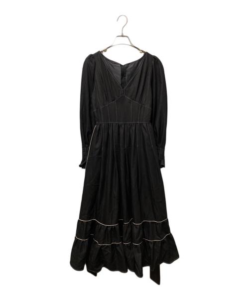 中古・古着通販】Her lip to (ハーリップトゥ) ワンピース ブラック