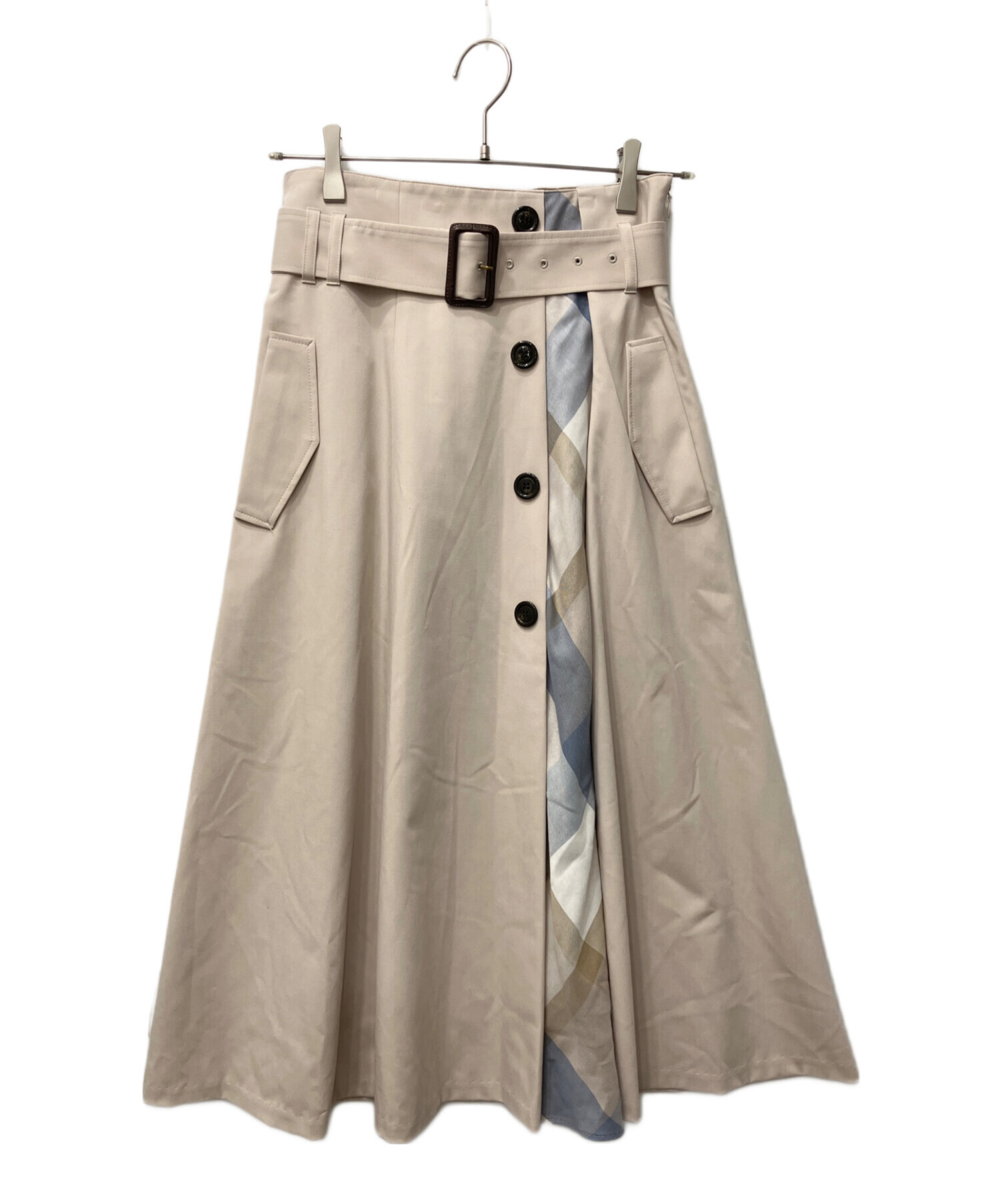 【タグ付未使用】ブルーレーベルクレストブリッジ　トレンチ　プリーツスカート　36 中古・古着通販】BLUE LABEL CRESTBRIDGE (ブルーレーベルクレスト