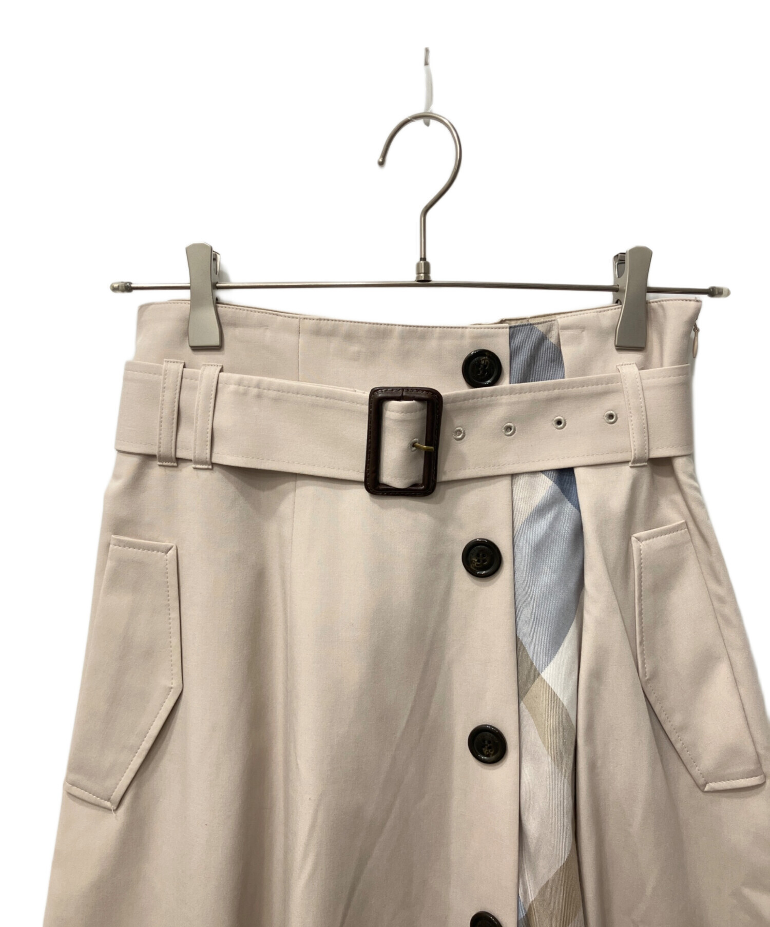 【タグ付未使用】ブルーレーベルクレストブリッジ　トレンチ　プリーツスカート　36 中古・古着通販】BLUE LABEL CRESTBRIDGE (ブルーレーベルクレスト