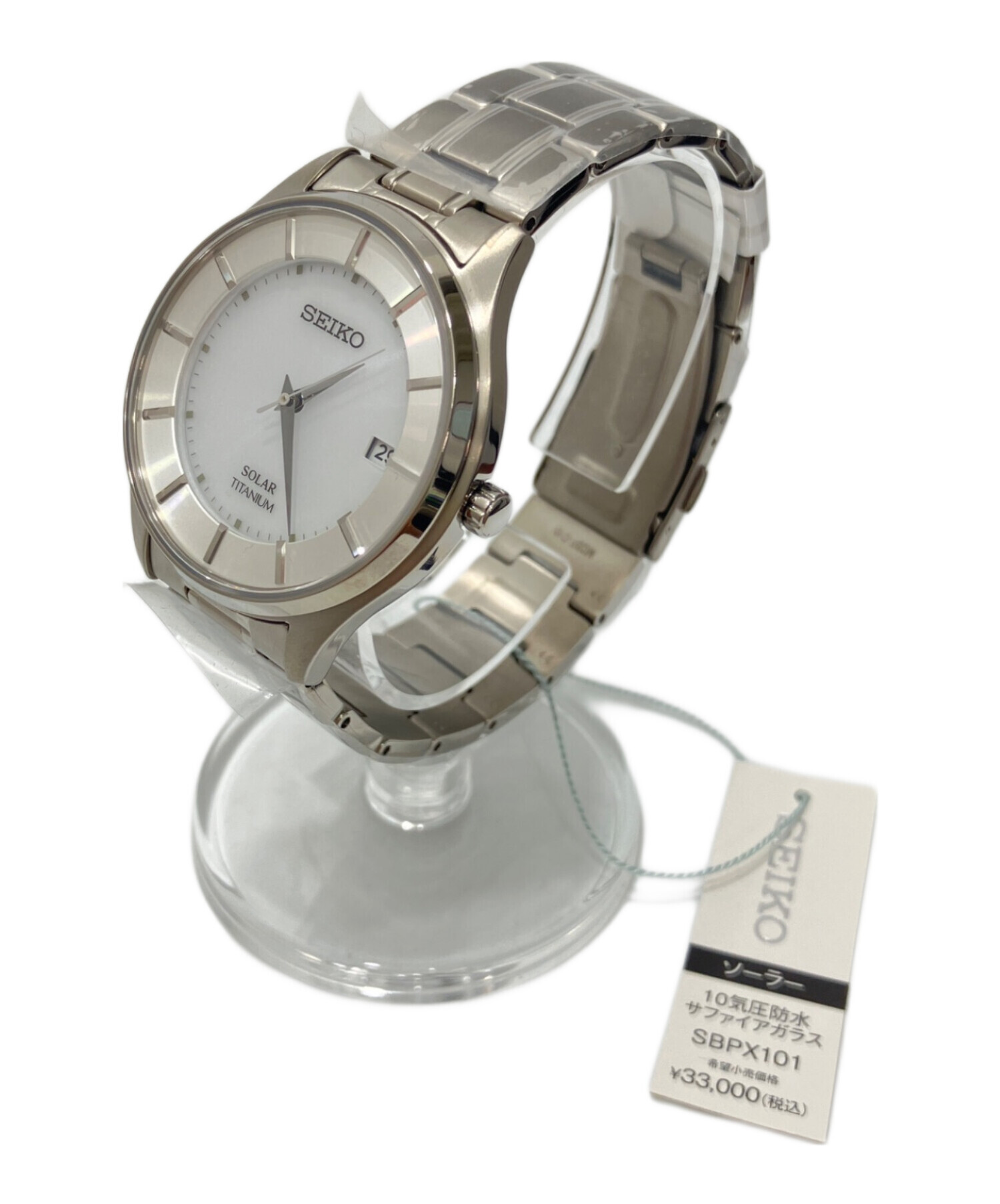 中古・古着通販】SEIKO (セイコー) SBPX101 ホワイト 未使用品