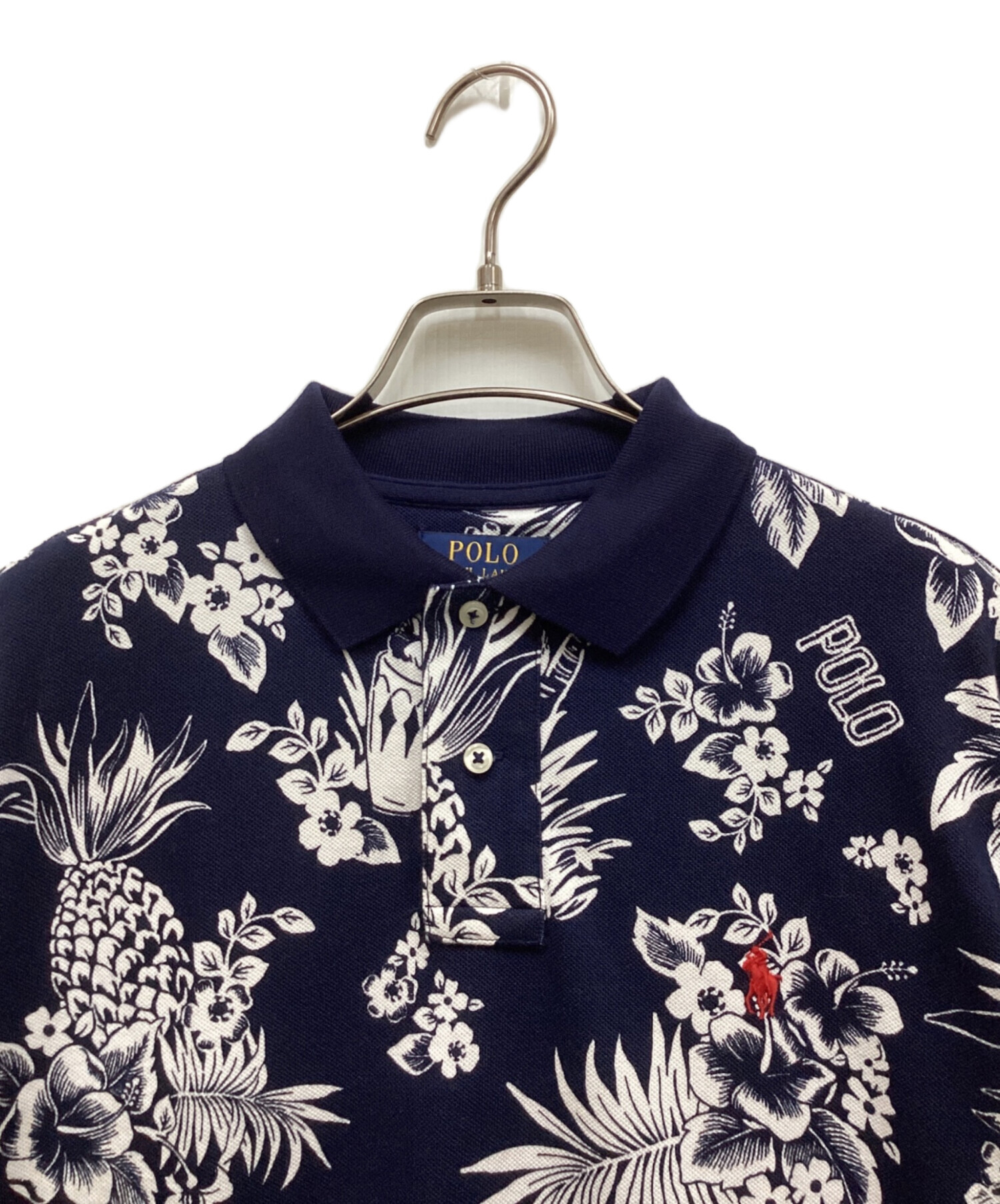 【新品タグ付き】POLO RALPH LAUREN ポロシャツ M ネイビー POLO RALPH LAUREN(ポロラルフローレン) One point logo polo shirt