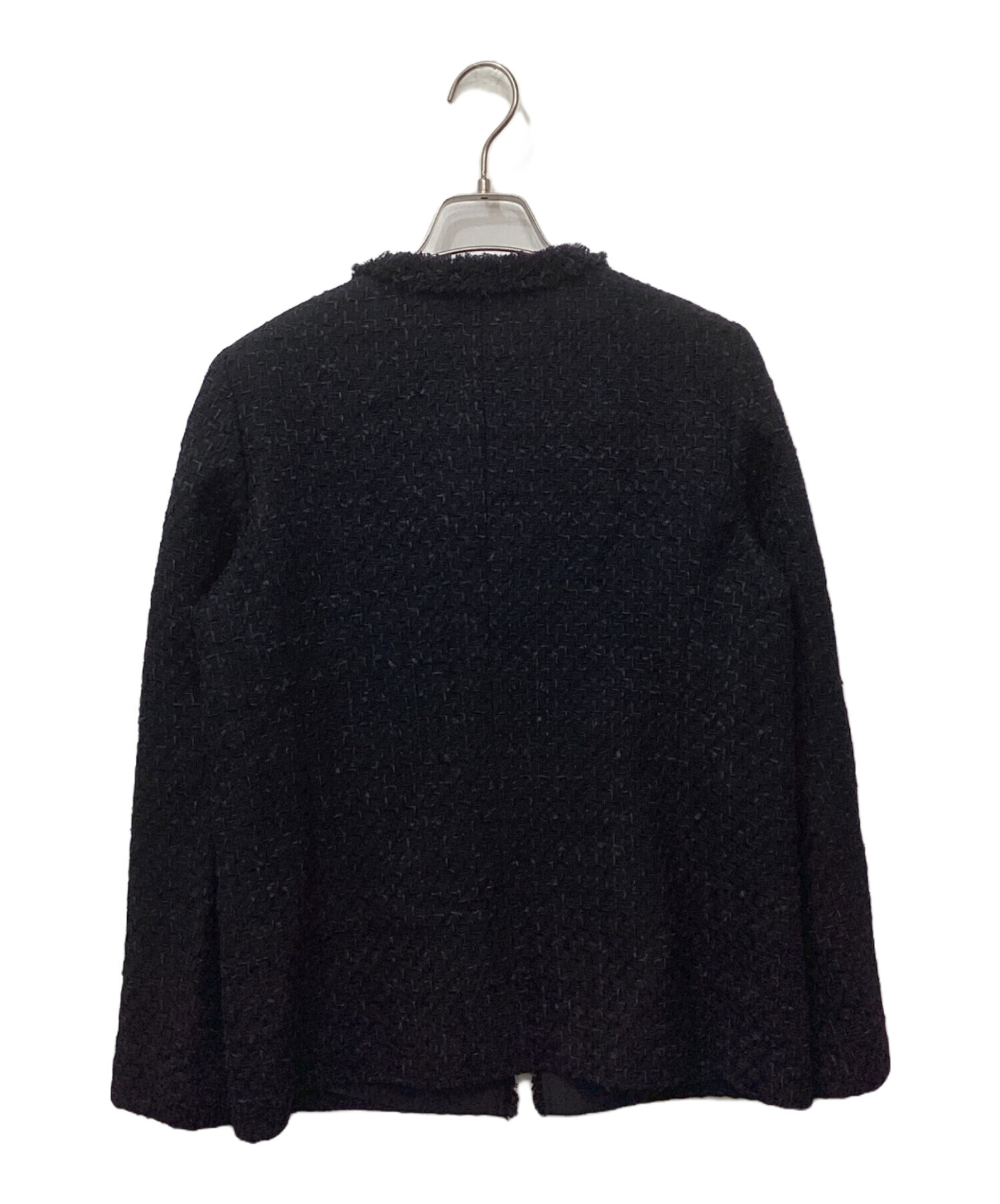 中古・古着通販】ANAYI (アナイ) ミックスツイードノーカラー
