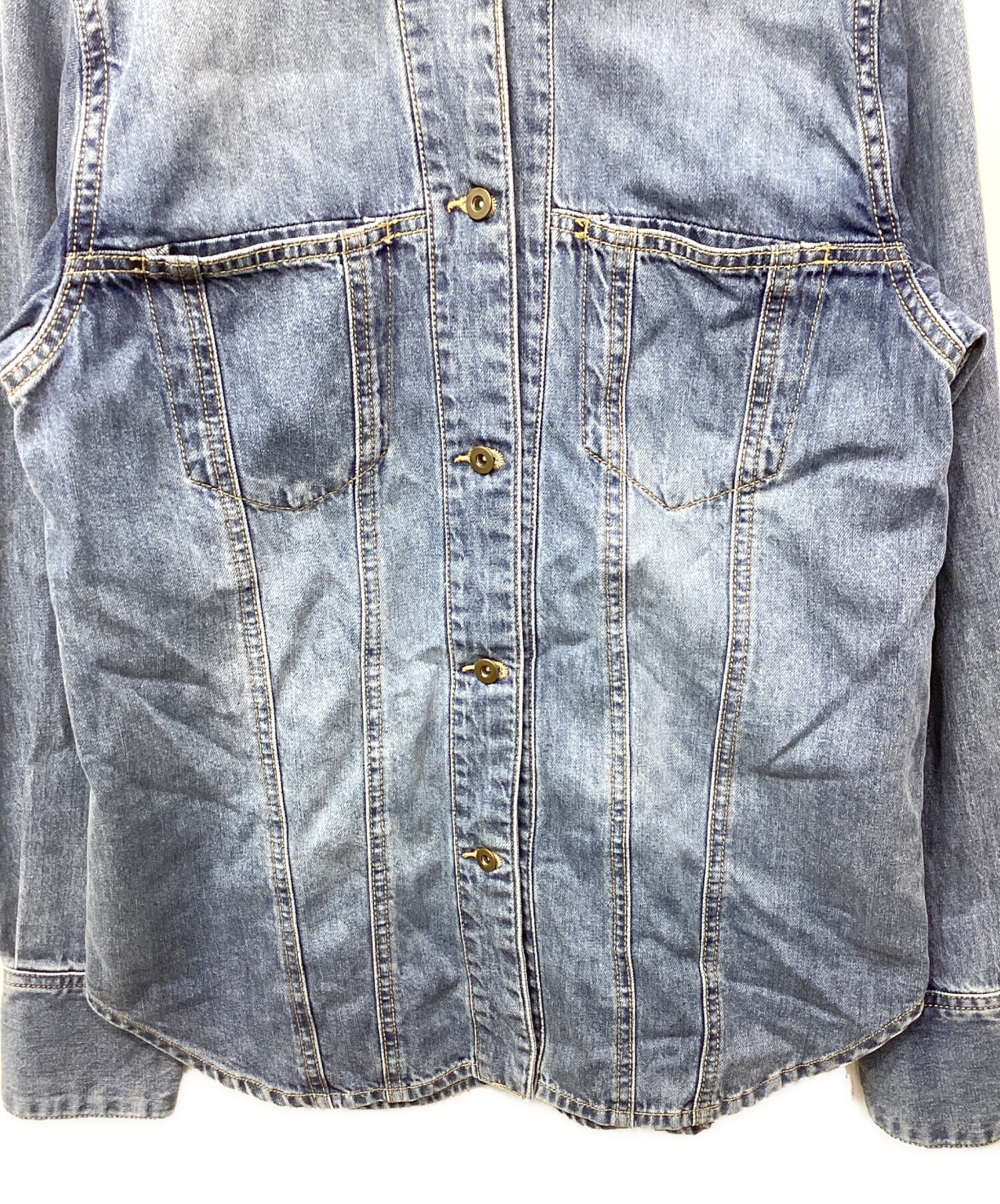 中古・古着通販】Loungedress (ラウンジドレス) デニムシャツ