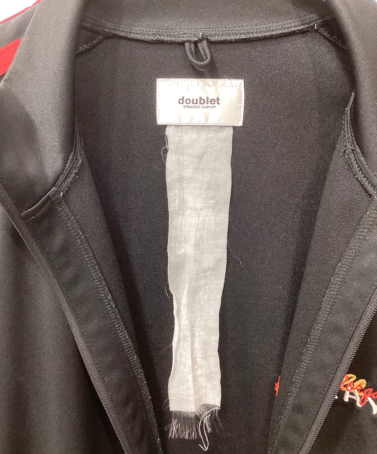 中古・古着通販】doublet (ダブレット) カオス刺繍ジャージブルゾン