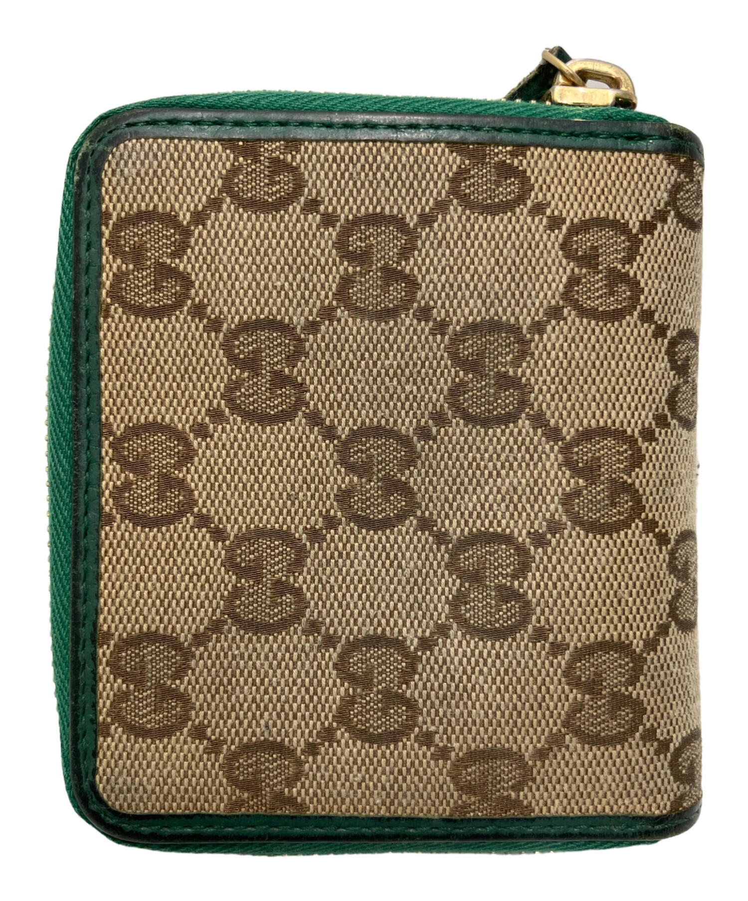中古・古着通販】GUCCI (グッチ) GGキャンバスラウンドジップ 