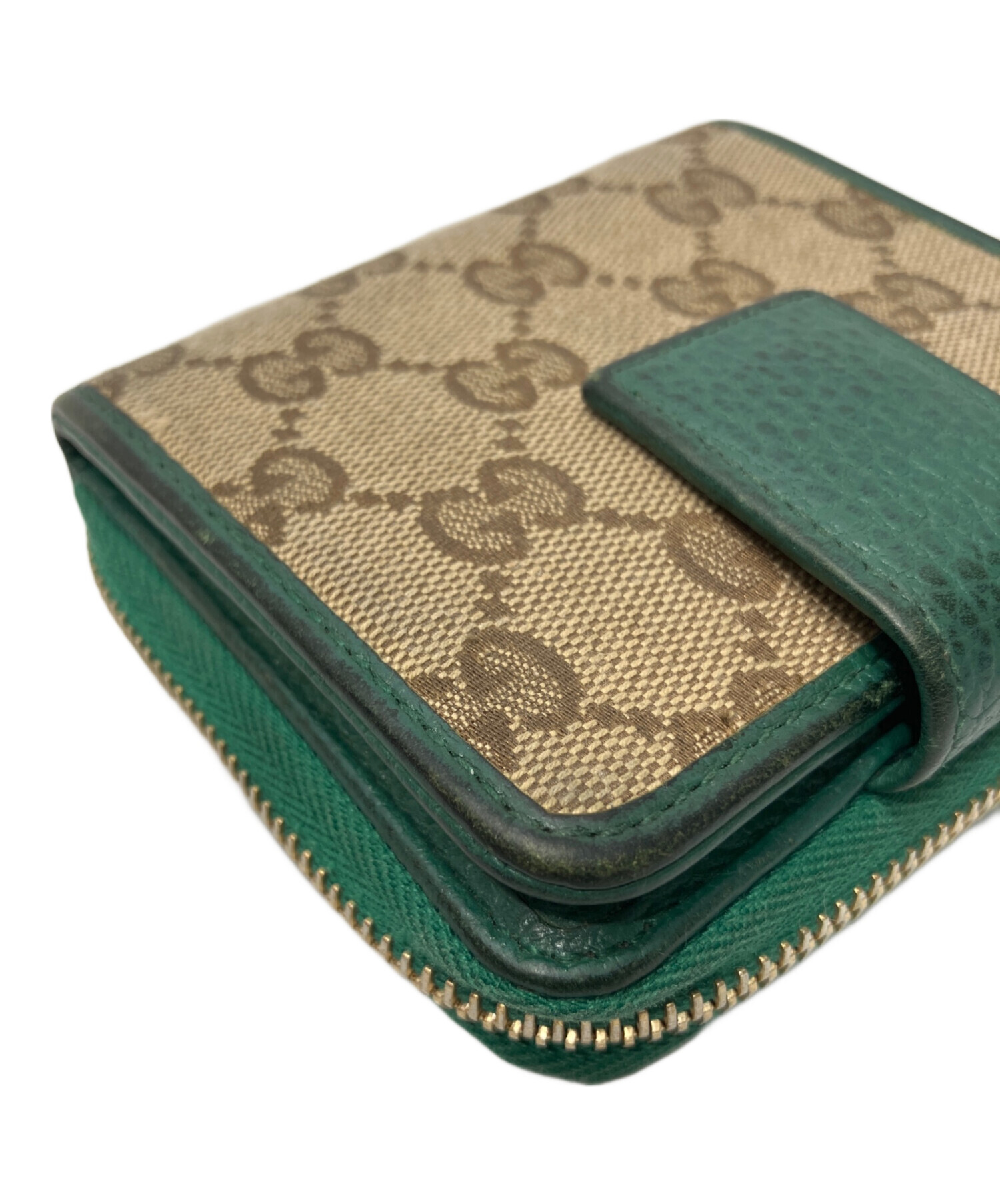 中古・古着通販】GUCCI (グッチ) GGキャンバスラウンドジップ 