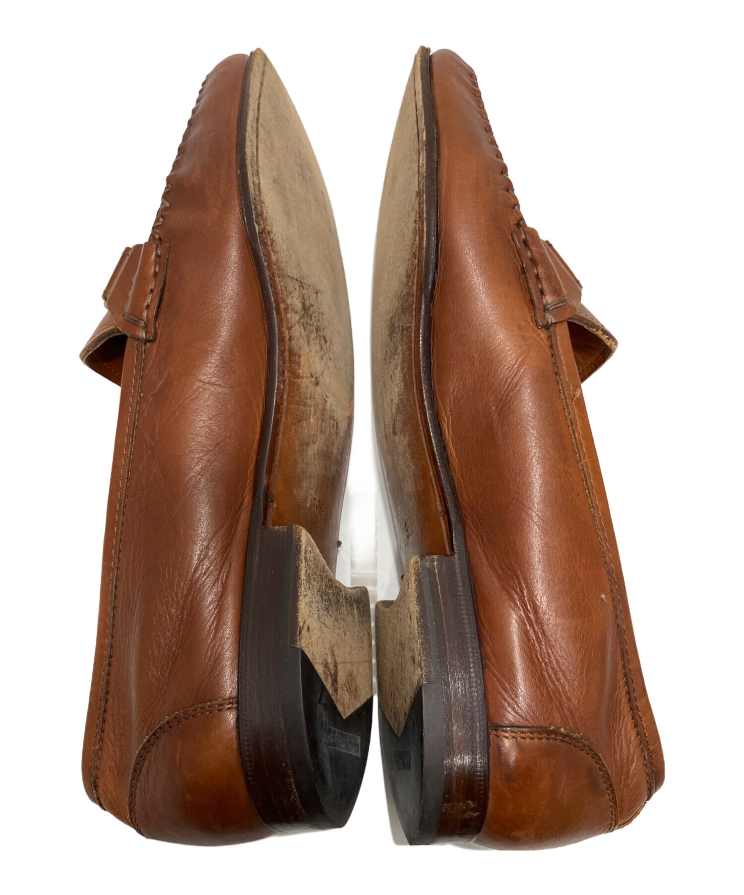 Salvatore Ferragamo ブラウンレザー ストラップ 中古・古着通販】Salvatore Ferragamo (サルヴァトーレ フェラガモ