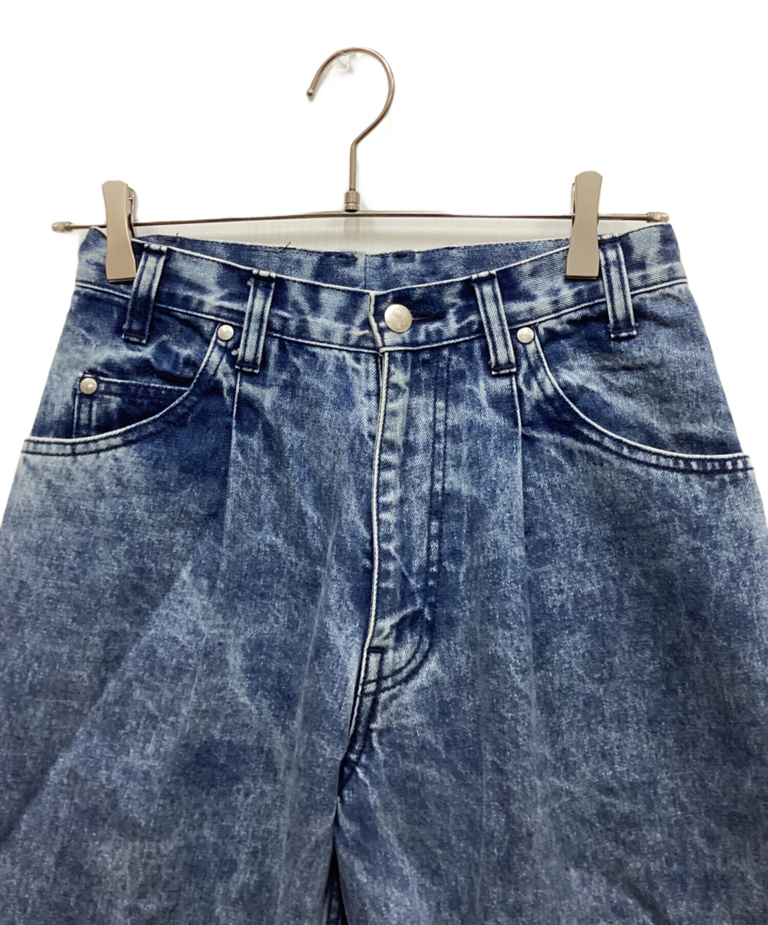 stein ハイブリーチデニムパンツ 中古・古着通販】stein (シュタイン) CHEMICAL BLEACHED DENIM JEANS