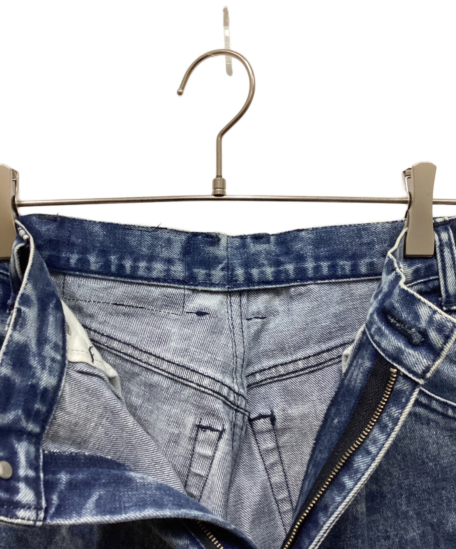 中古・古着通販】stein (シュタイン) CHEMICAL BLEACHED DENIM JEANS
