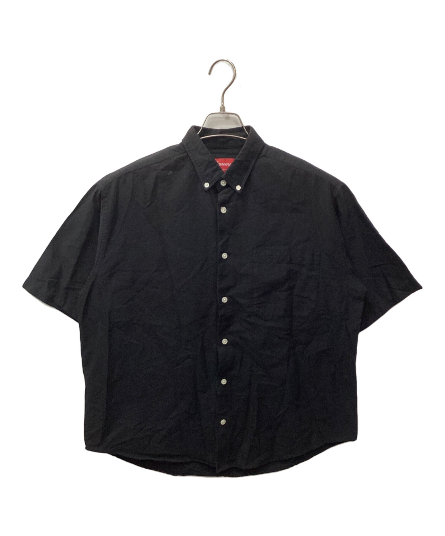 Supreme シュプリーム　ブラックシャツ 中古・古着通販】Supreme (シュプリーム) Loose Fit S/S Oxford Shirt