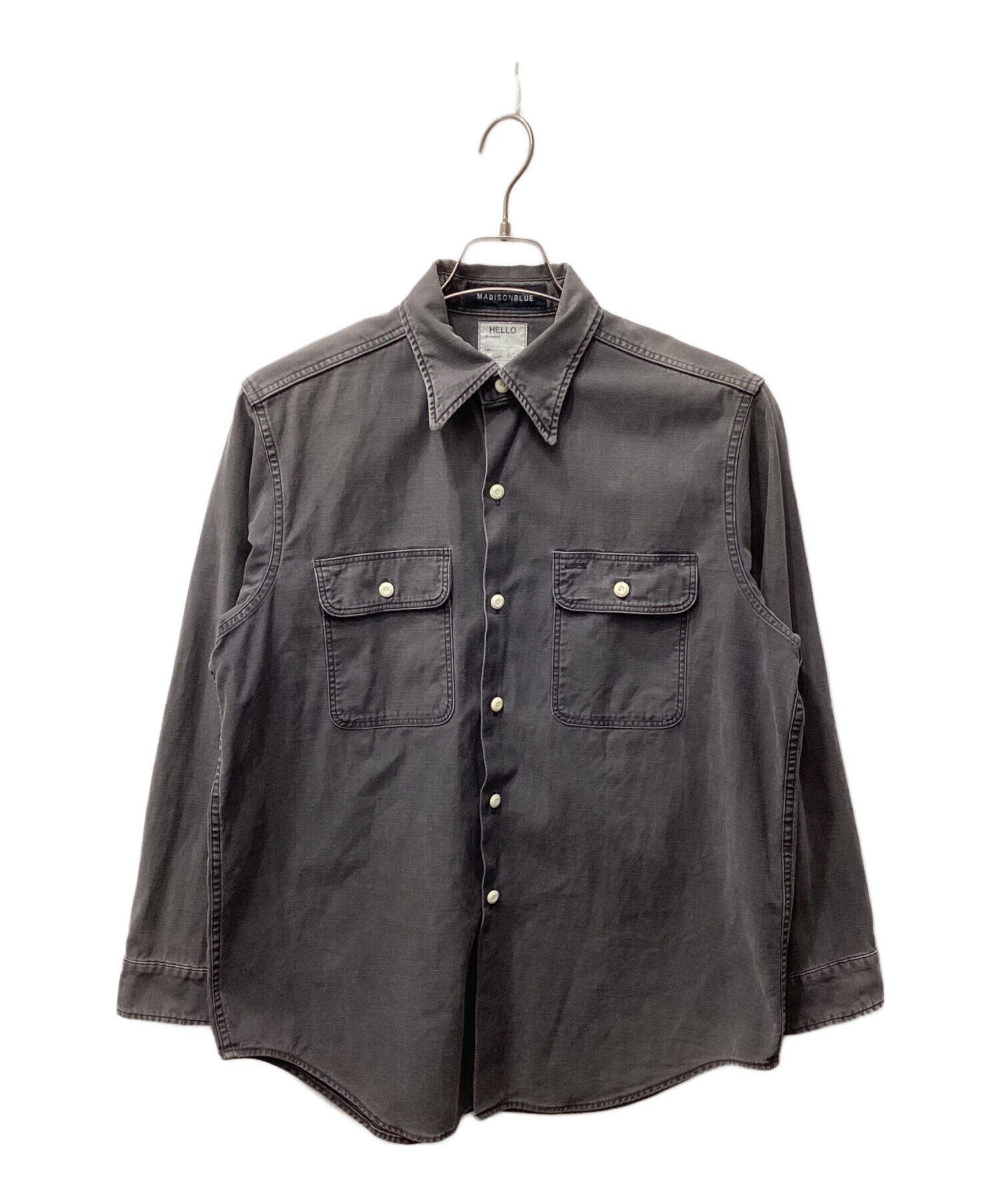 【タグ付き＊未使用品】マディソンブルー　ハンプトンデニムシャツ　サイズ01 中古・古着通販】MADISON BLUE (マディソンブルー) HAMPTON SHIRT