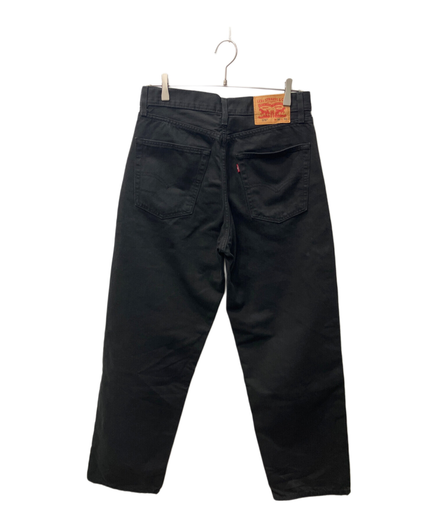 中古・古着通販】LEVI'S (リーバイス) 578バギーデニムパンツ ブラック