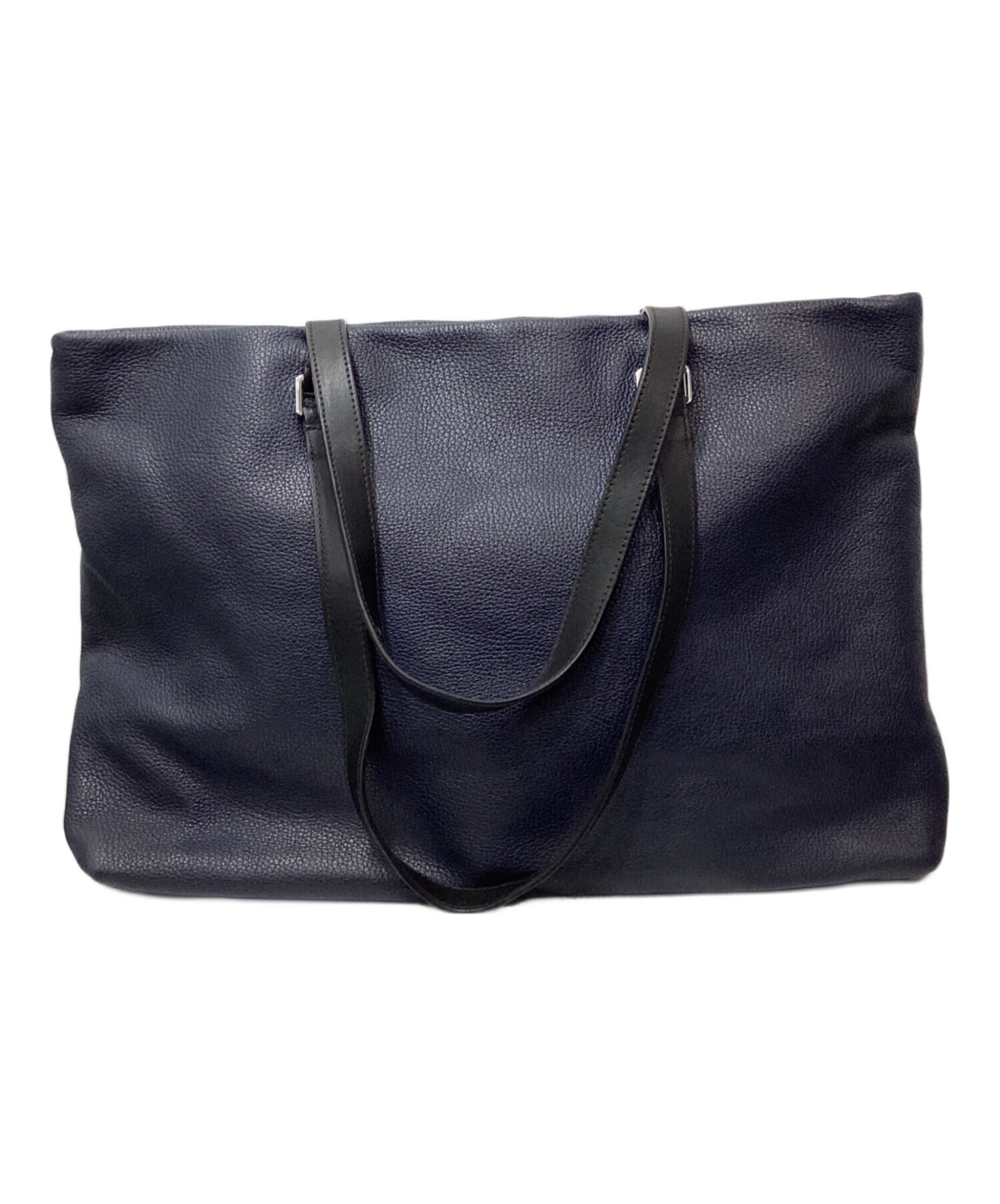 中古・古着通販】FURLA (フルラ) レザートートバッグ ネイビー 