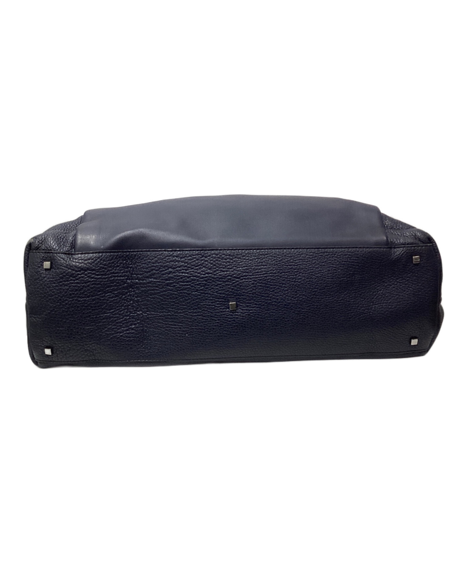 中古・古着通販】FURLA (フルラ) レザートートバッグ ネイビー 