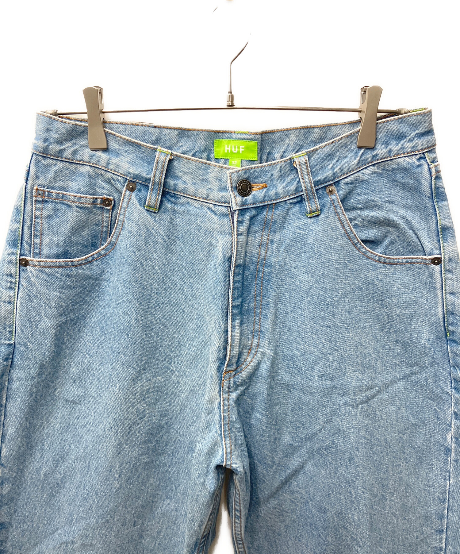 中古・古着通販】HUF (ハフ) デニムパンツ インディゴ サイズ:w32 