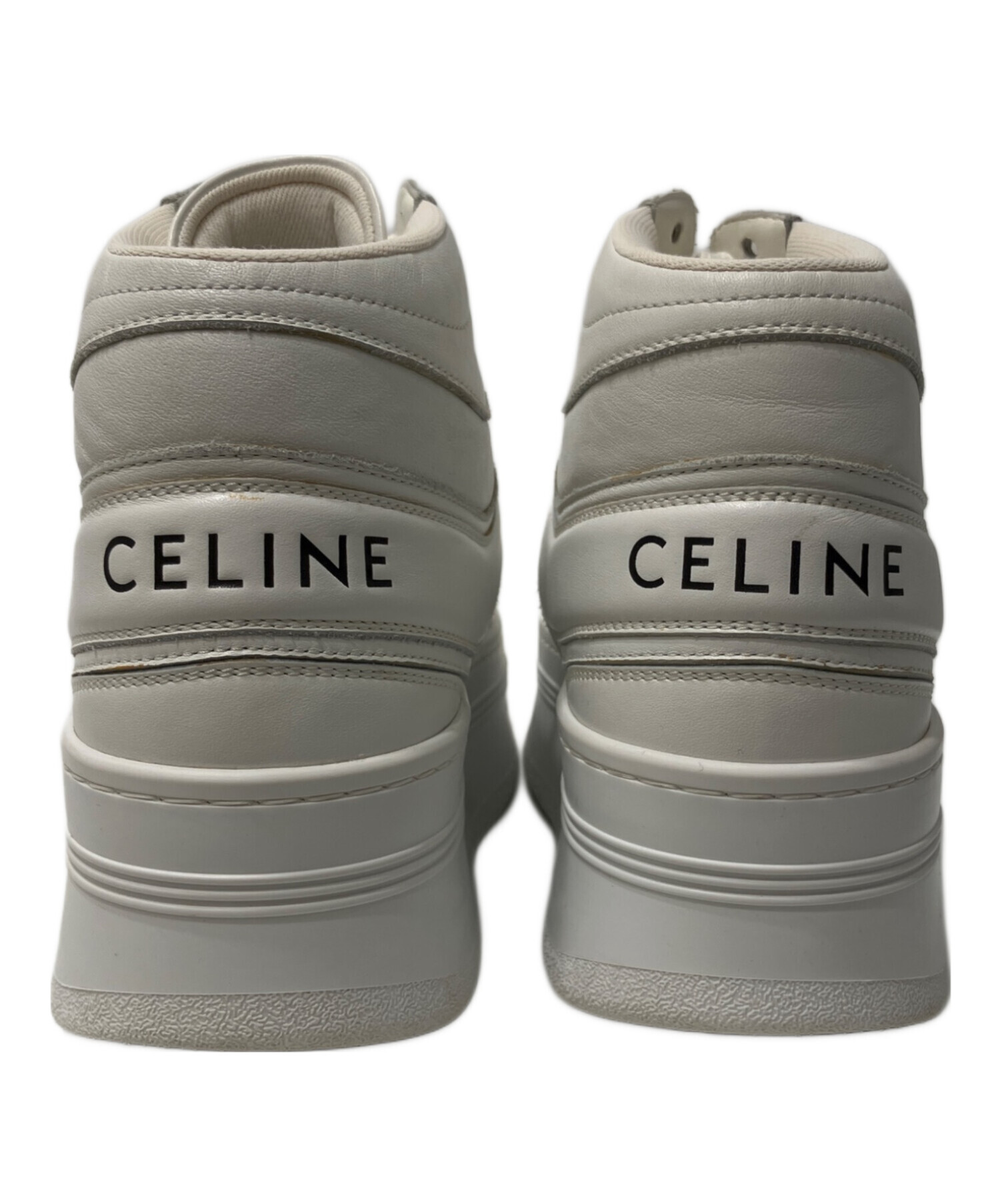 中古・古着通販】CELINE (セリーヌ) ブロックウェッジミッドスニーカー