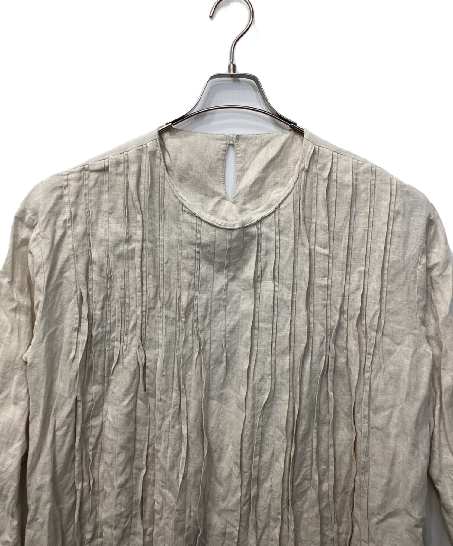 中古・古着通販】08MAB (ゼロハチマブ) リネンワンピース アイボリー