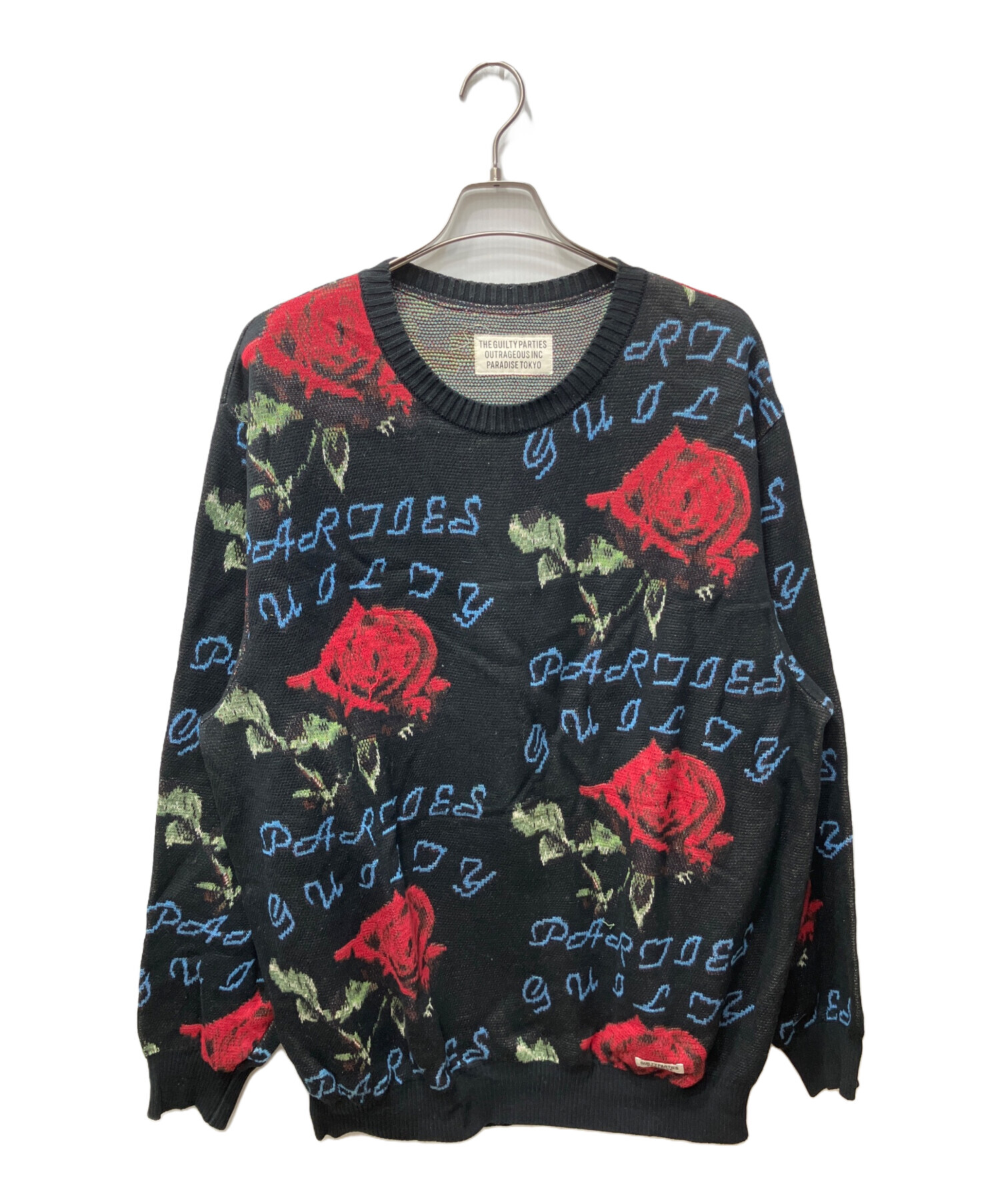 中古・古着通販】WACKO MARIA (ワコマリア) ROSE JAQUAD SWEATER 