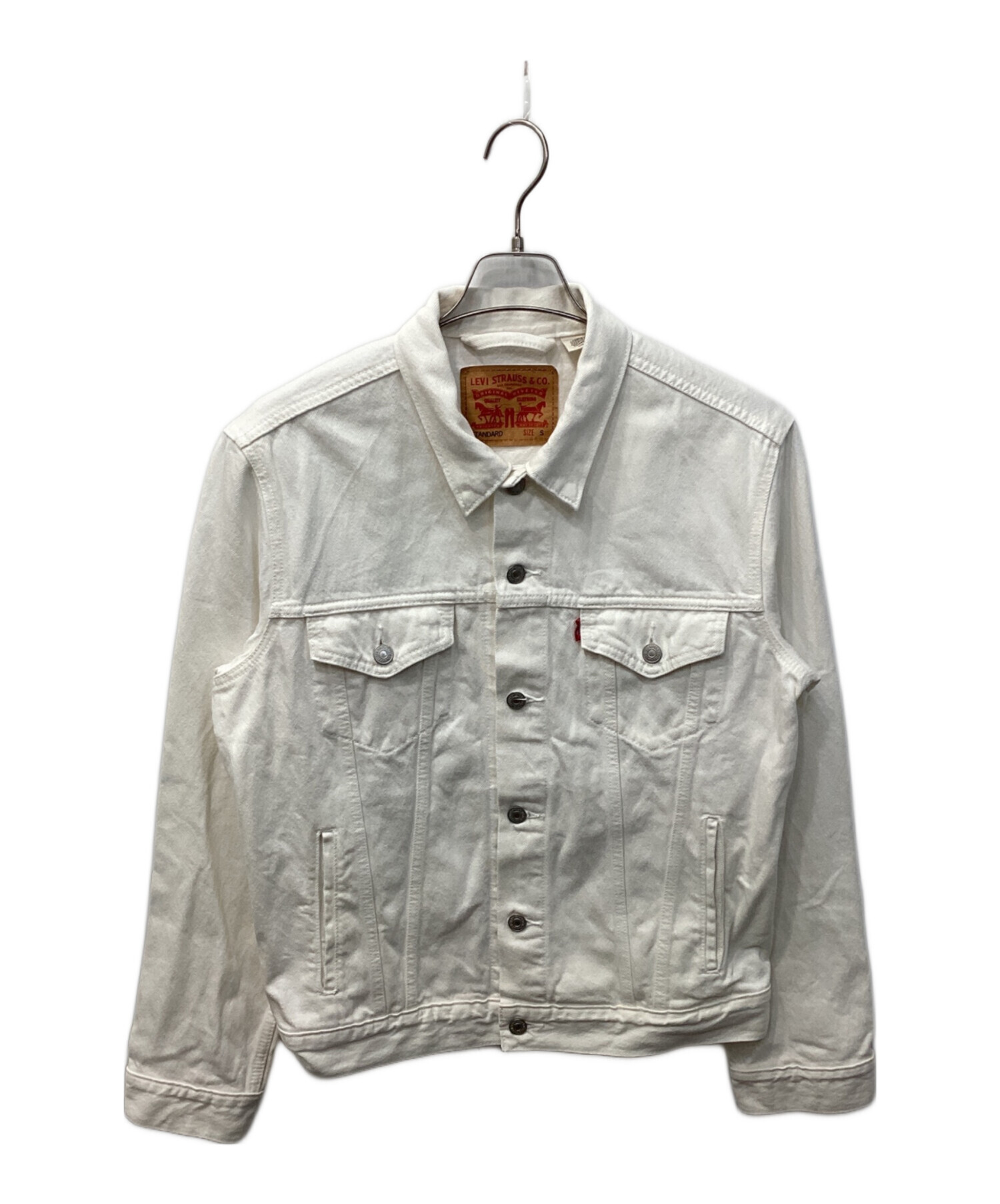 中古・古着通販】LEVI'S (リーバイス) ホワイトデニムトラッカー